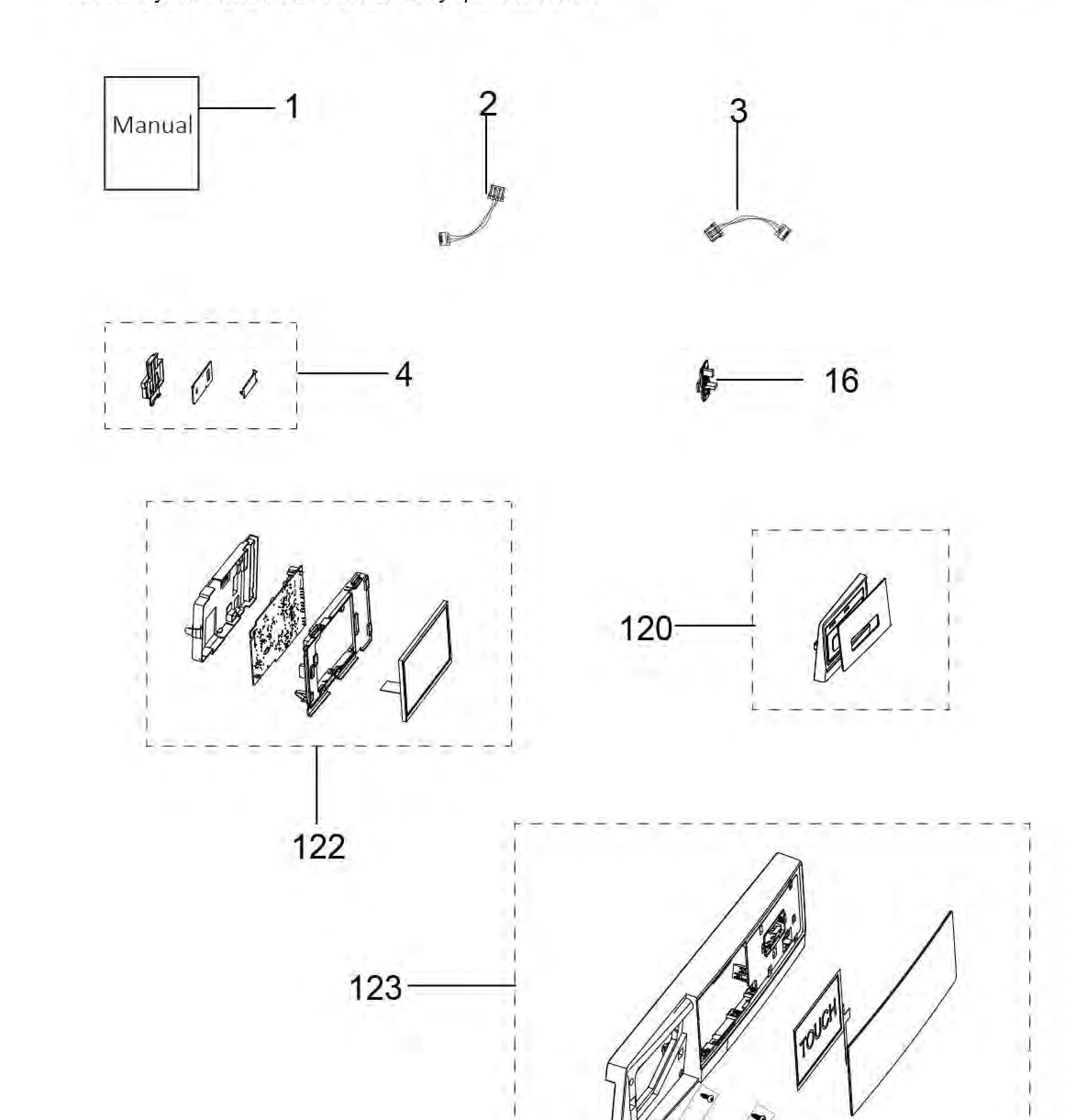 QFT15ESMN0WW Exploded View 1 appliance exploded-view parts diagram