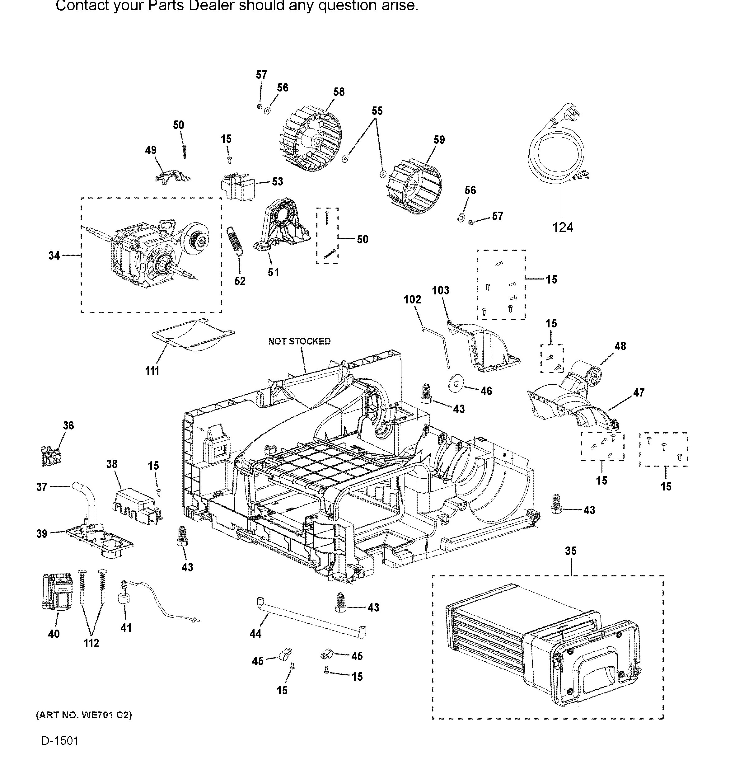 QFT15ESMN0WW Exploded View 5 appliance exploded-view parts diagram