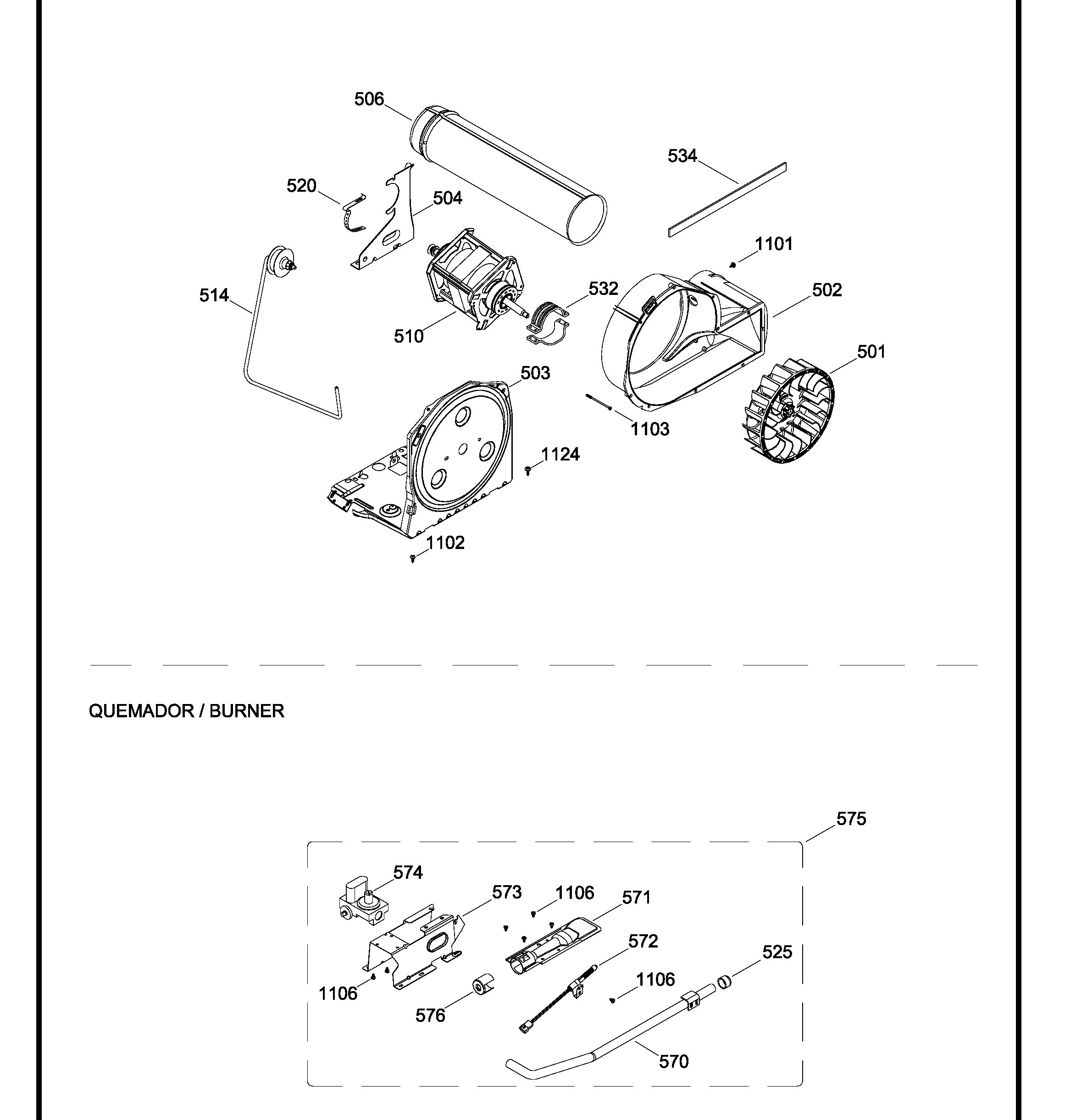 SEC620DPBB00 Exploded View 4 appliance exploded-view parts diagram