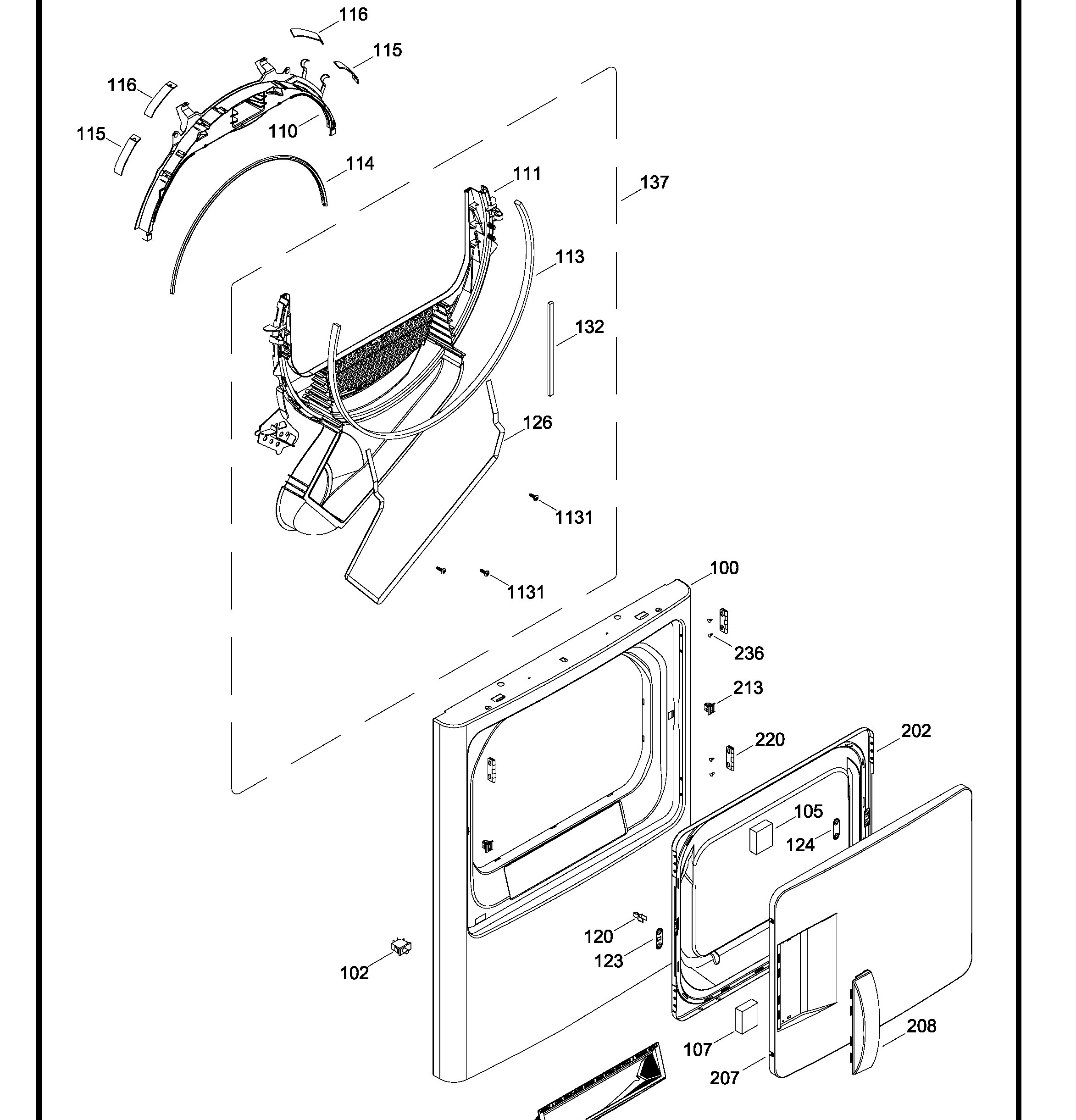SEC620DPBB00 Exploded View 2 appliance exploded-view parts diagram