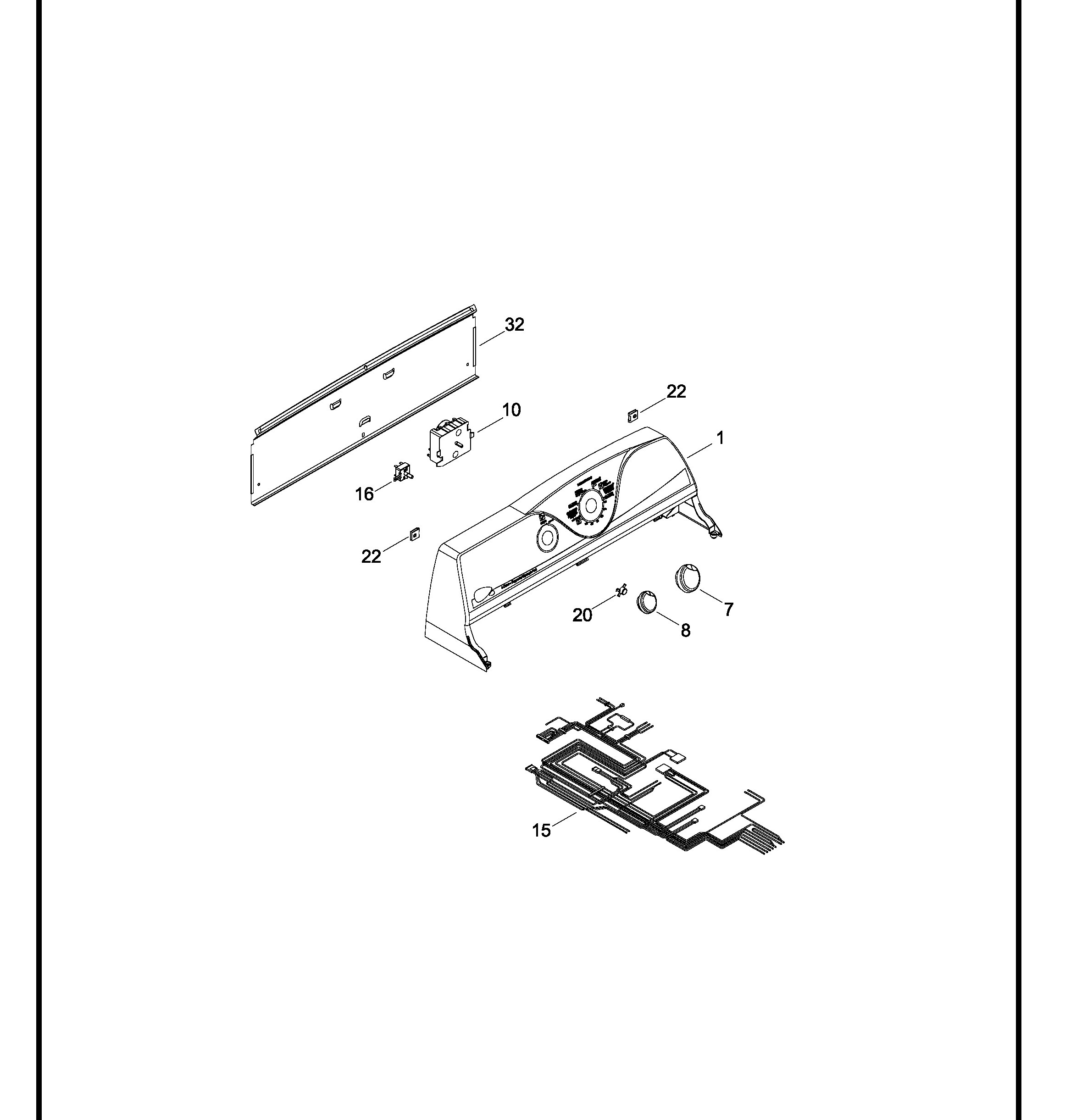 SEC620DPBB00 Exploded View 1 appliance exploded-view parts diagram