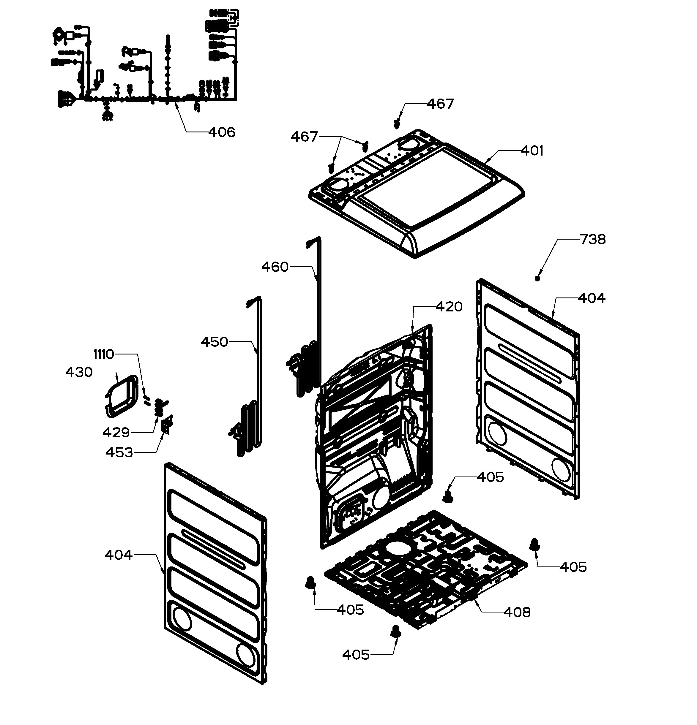 SME17R8MSDBT00 Exploded View 4 appliance exploded-view parts diagram