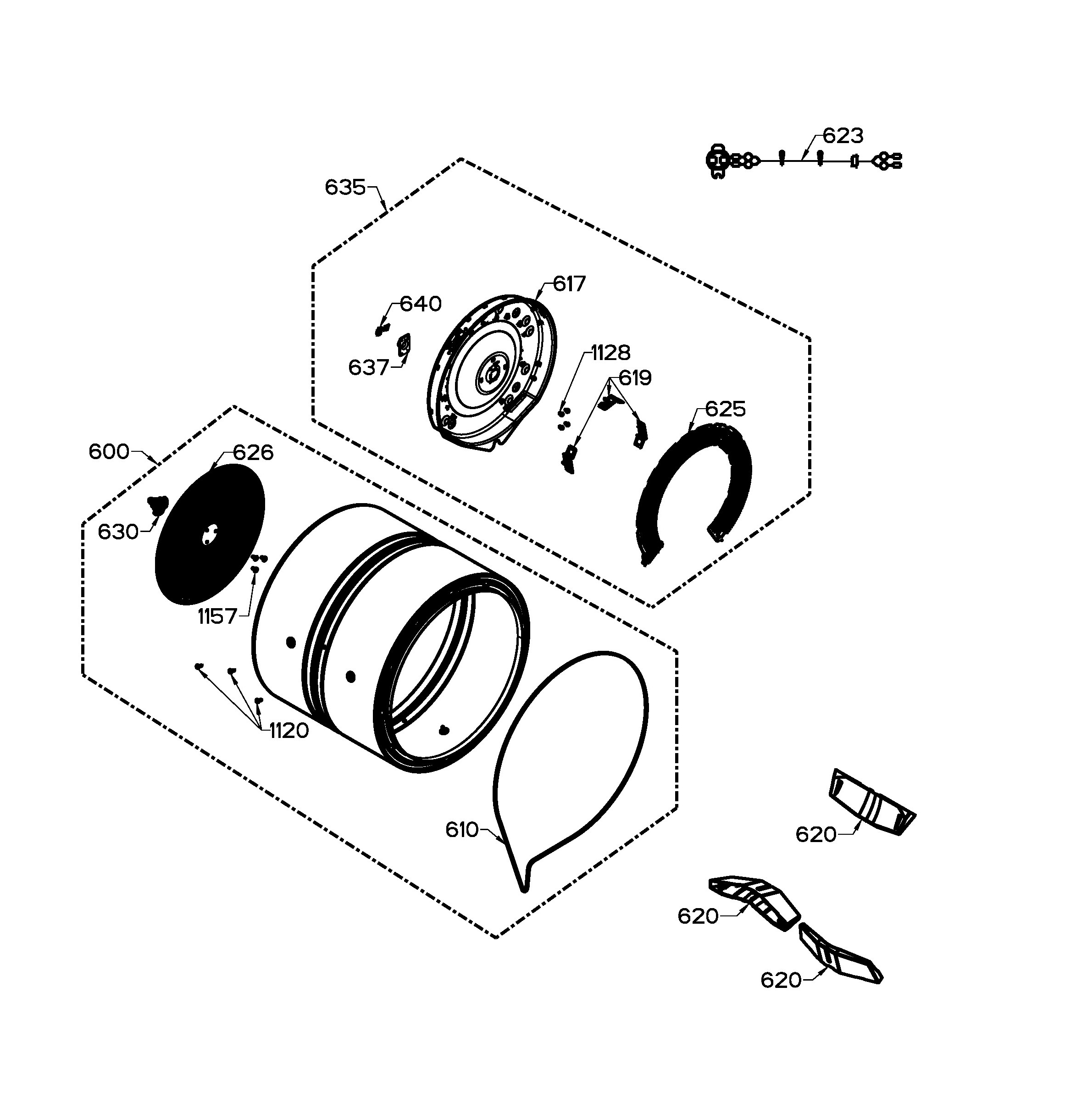 SME27N5MSBBT00 Exploded View 6 appliance exploded-view parts diagram