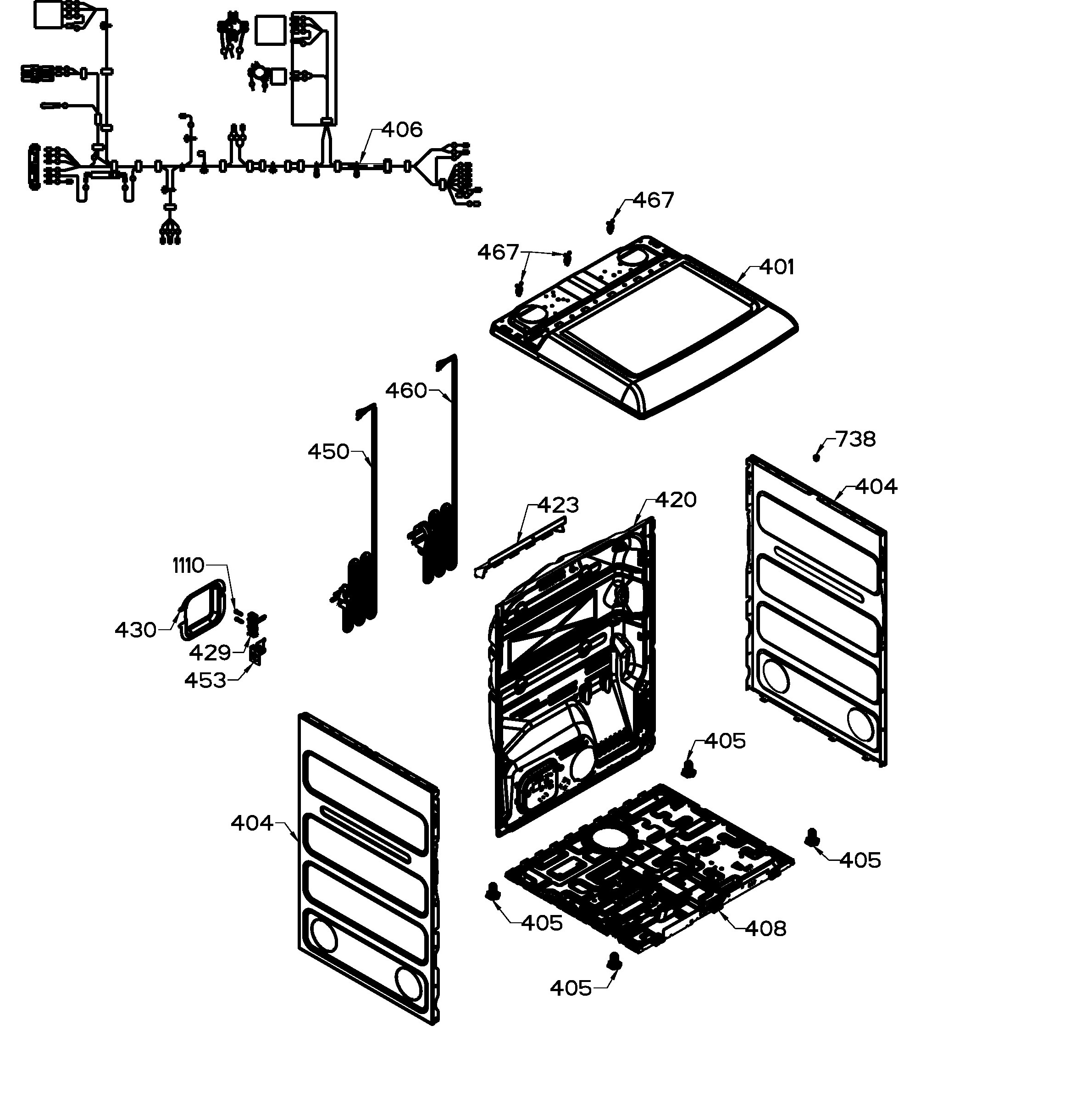 SME27N5MSBBT00 Exploded View 4 appliance exploded-view parts diagram