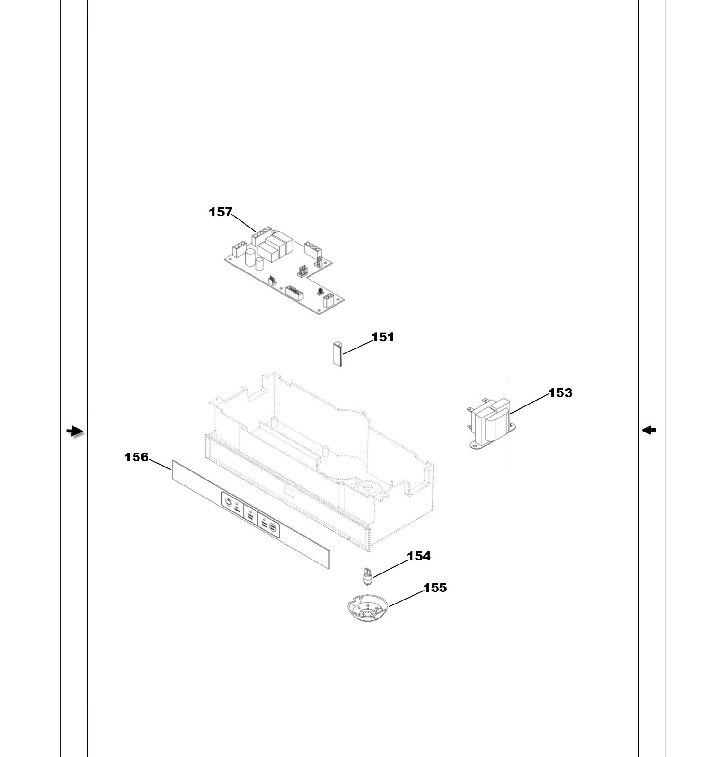 UCC15NJCII Exploded View 1 appliance exploded-view parts diagram