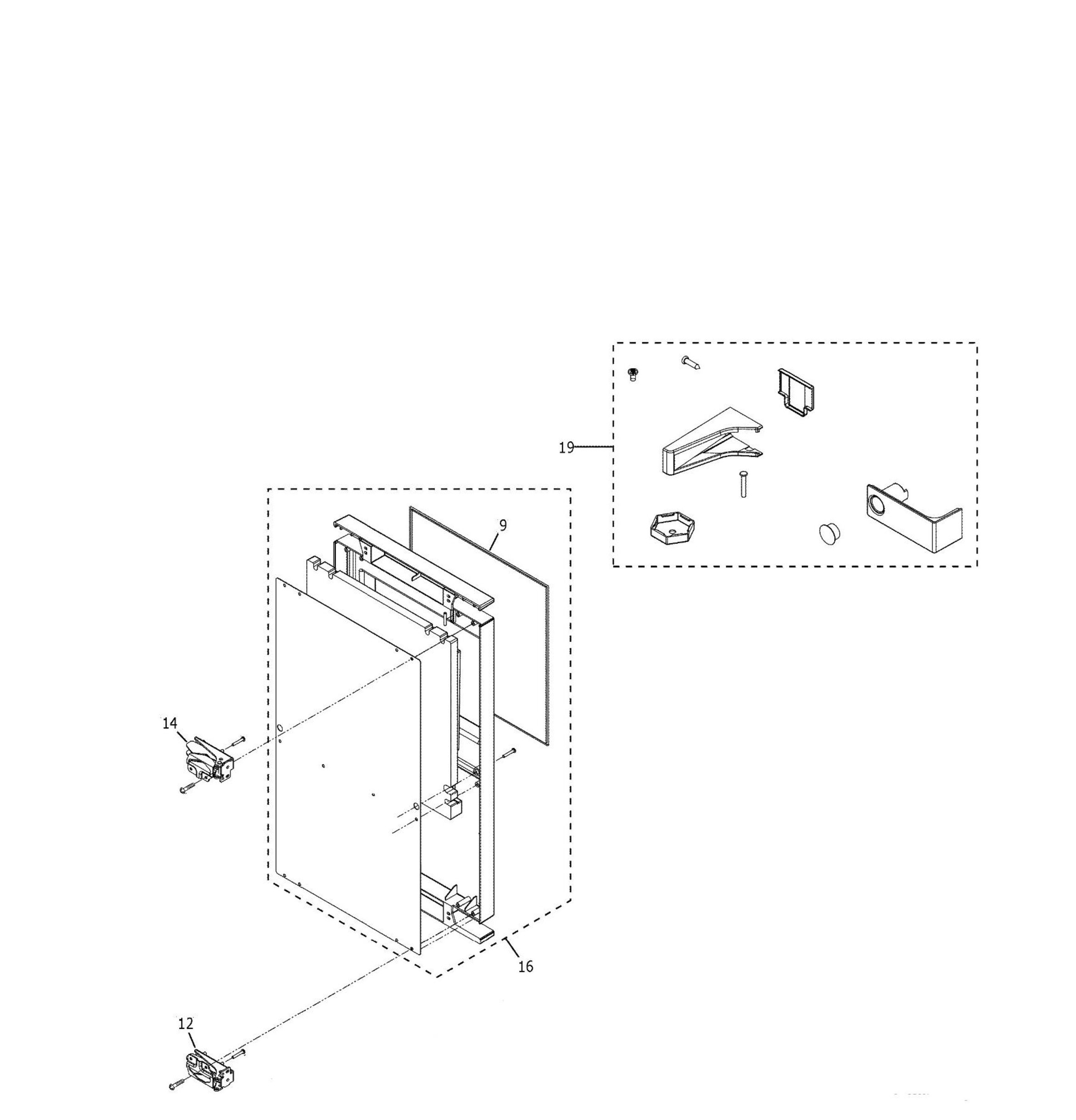 UNC15NJBII Exploded View 6 appliance exploded-view parts diagram