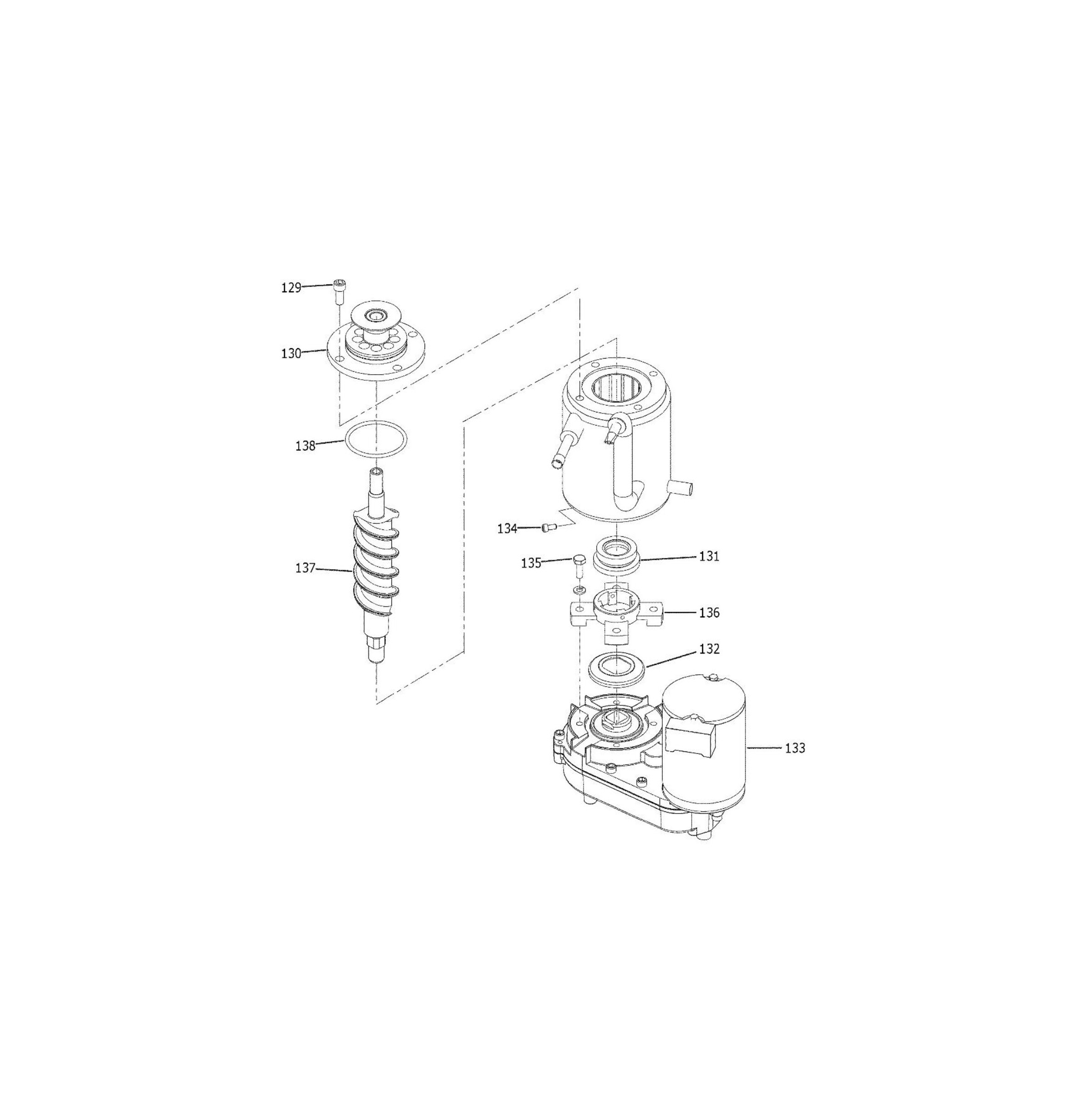 UNC15NJBII Exploded View 9 appliance exploded-view parts diagram