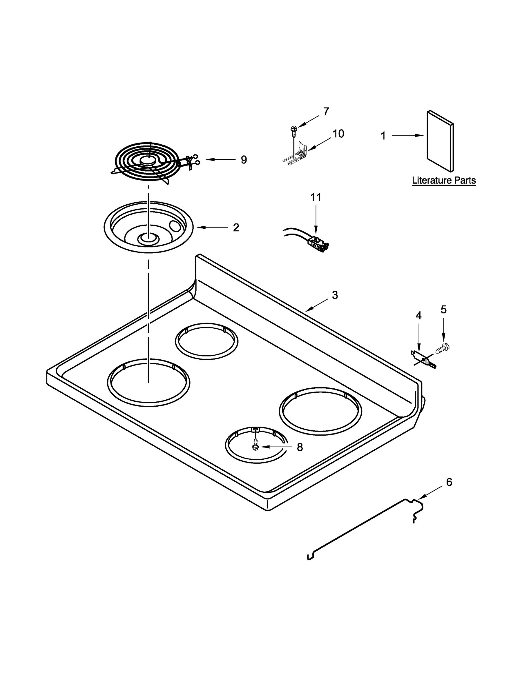 Cooktop parts
