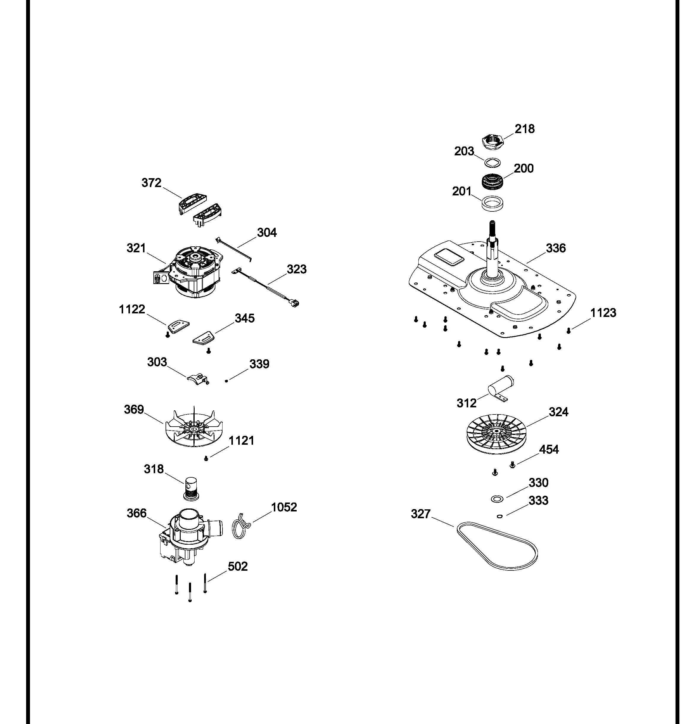 WGI15502XSBB10 Exploded View 3 appliance exploded-view parts diagram