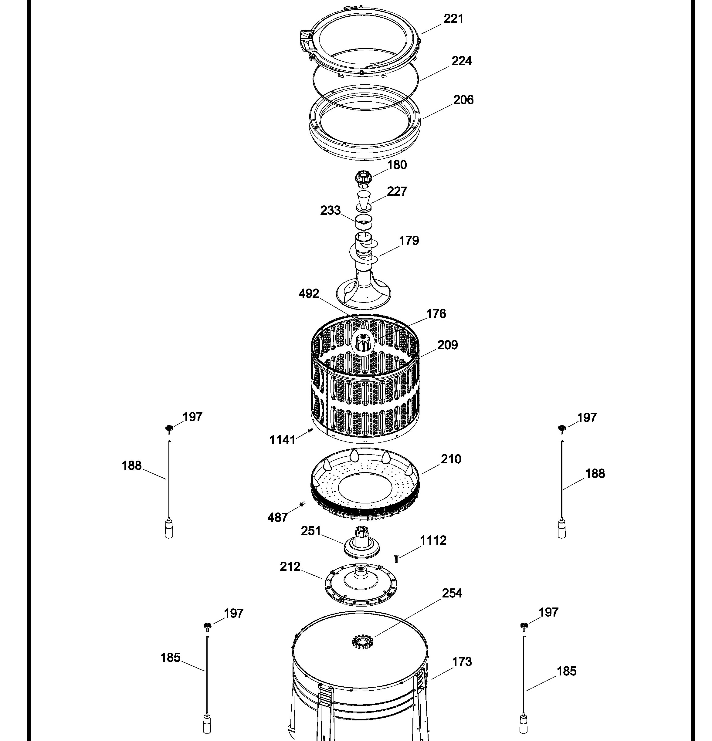 WGI15502XSBB10 Exploded View 2 appliance exploded-view parts diagram
