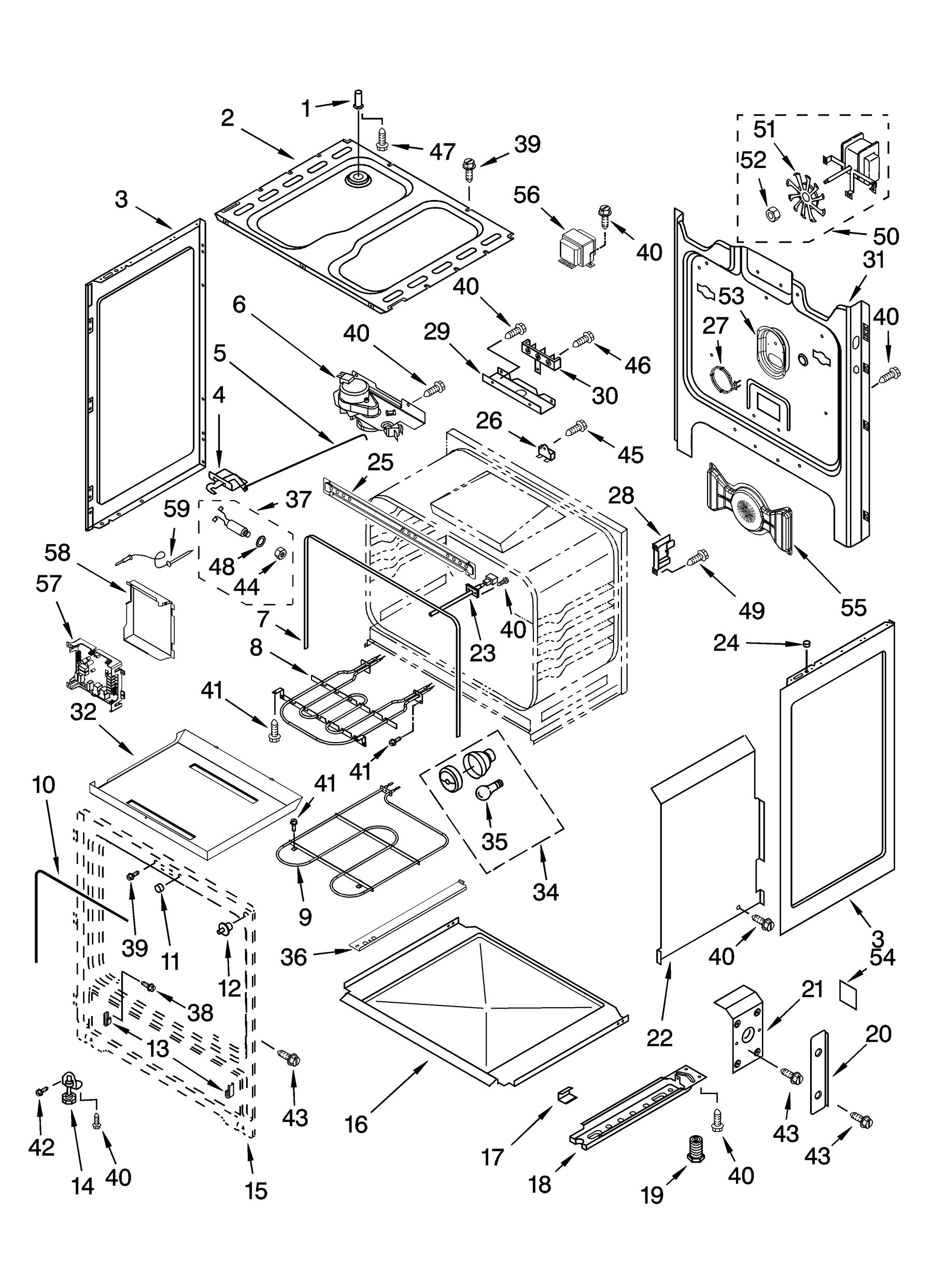 Chassis parts — Approved diagram