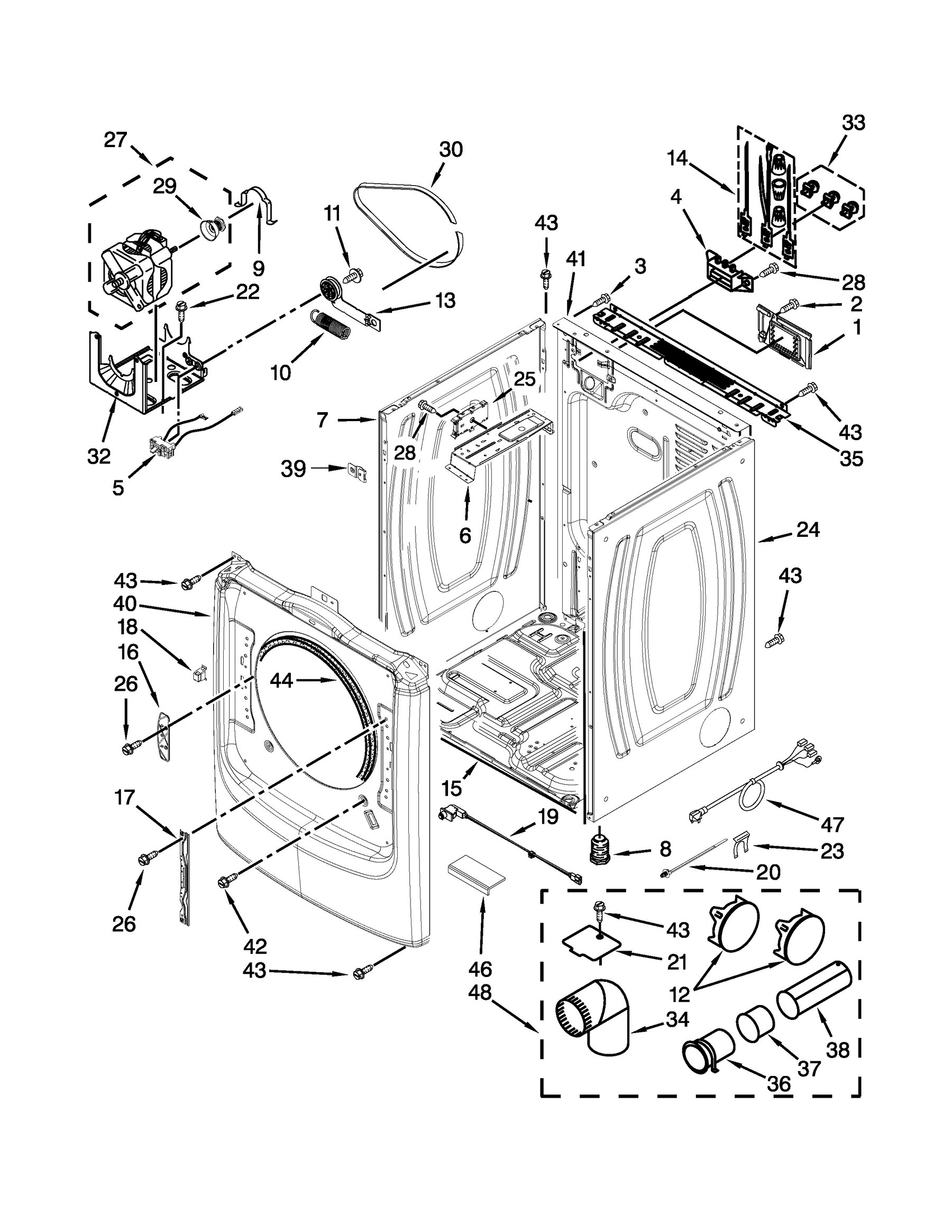 Cabinet parts