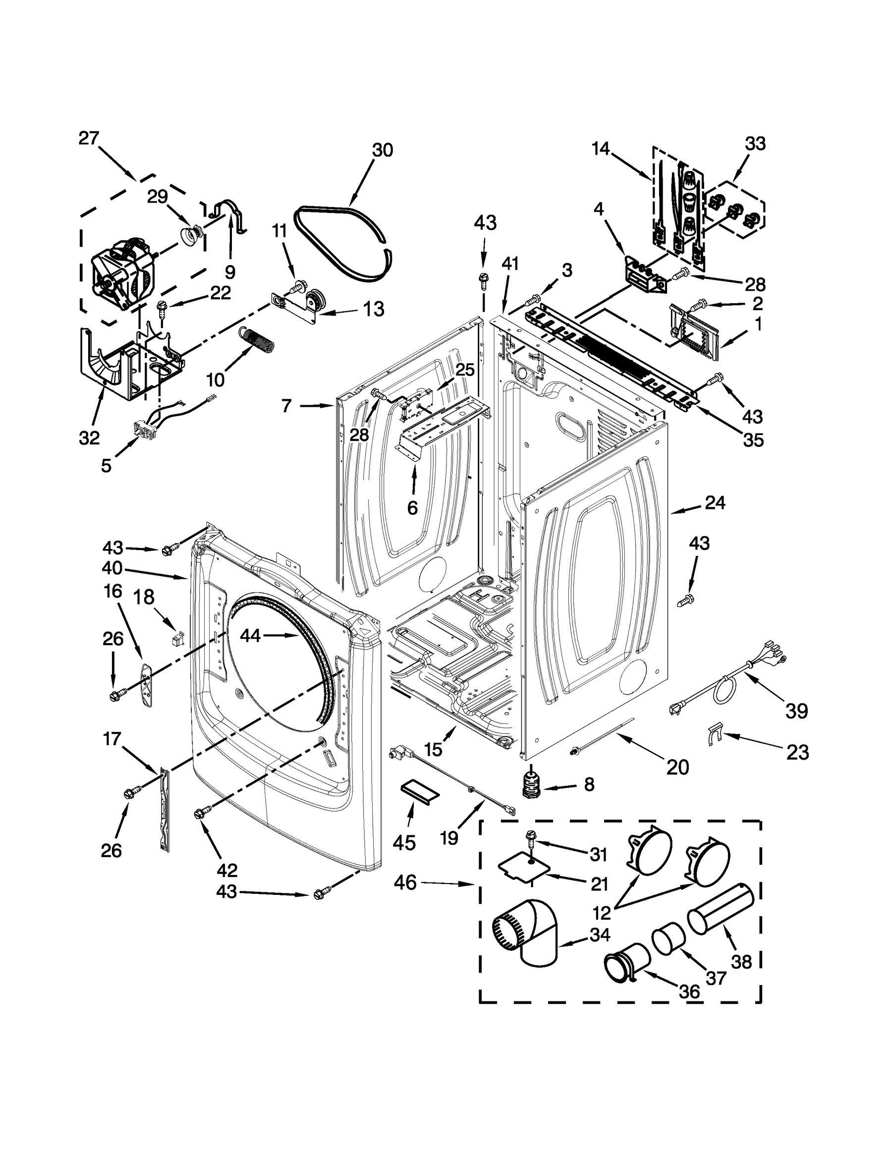 Cabinet parts