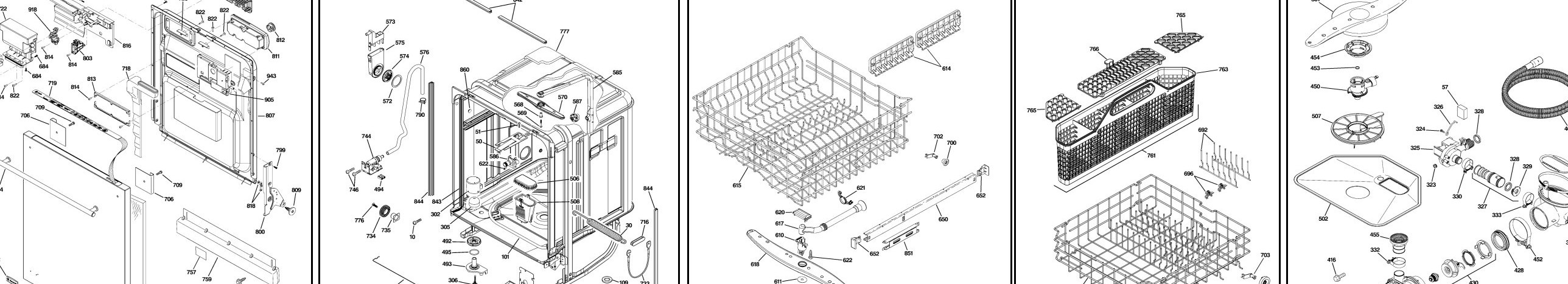 ZBD6880N20SS Exploded View 1 appliance exploded-view parts diagram