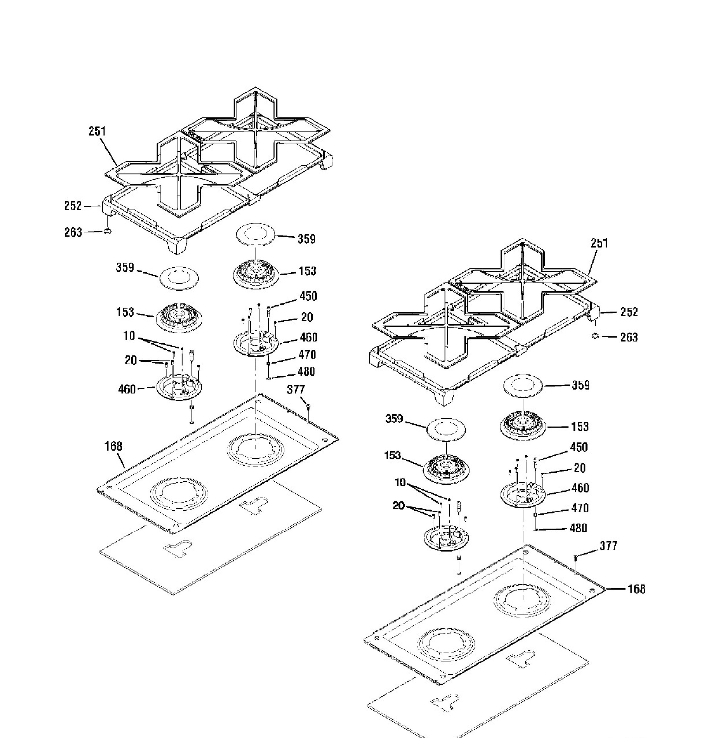 ZDP364NDP3SS Exploded View 3 appliance exploded-view parts diagram