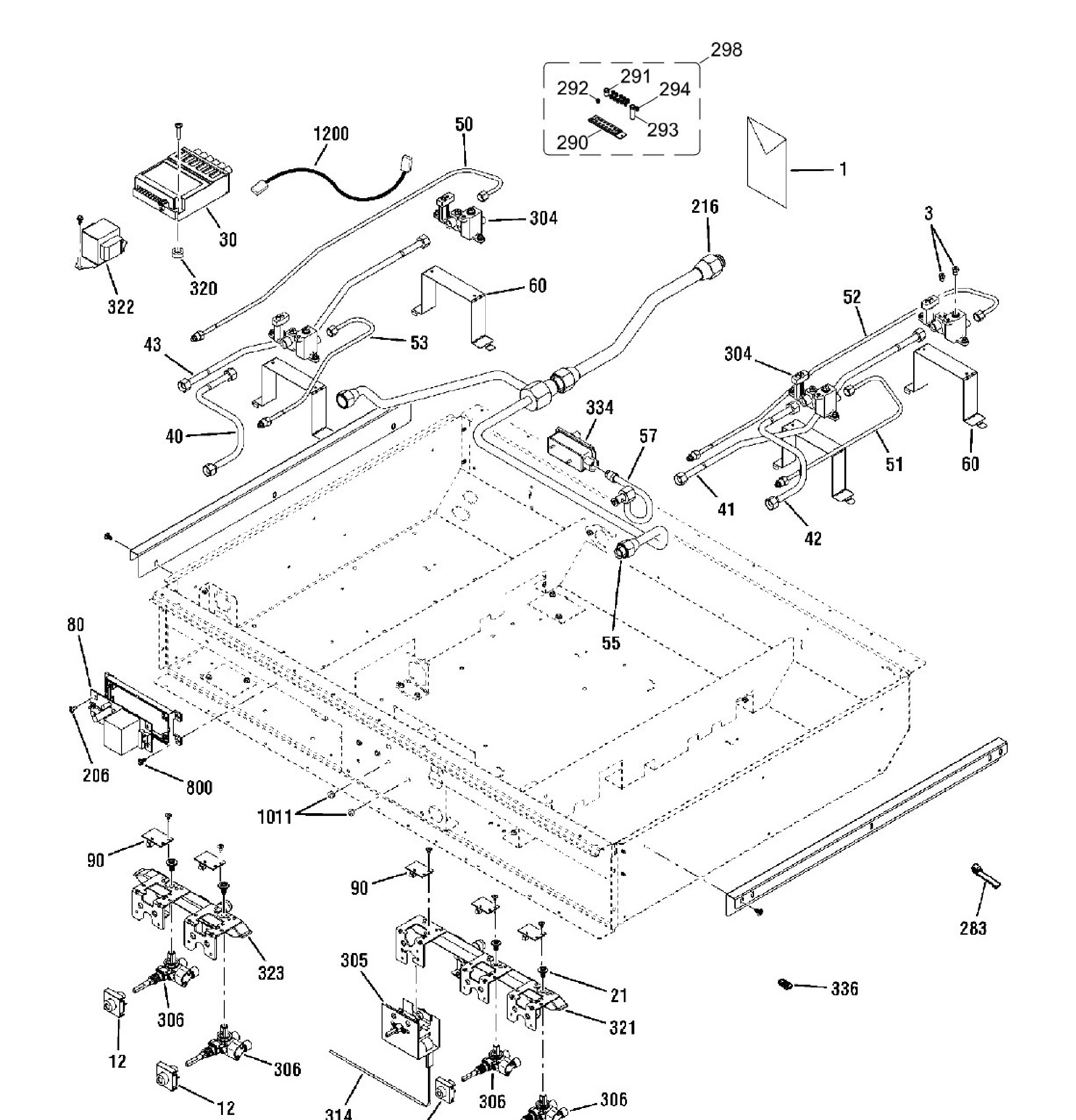 ZDP364NDP3SS Exploded View 1 appliance exploded-view parts diagram