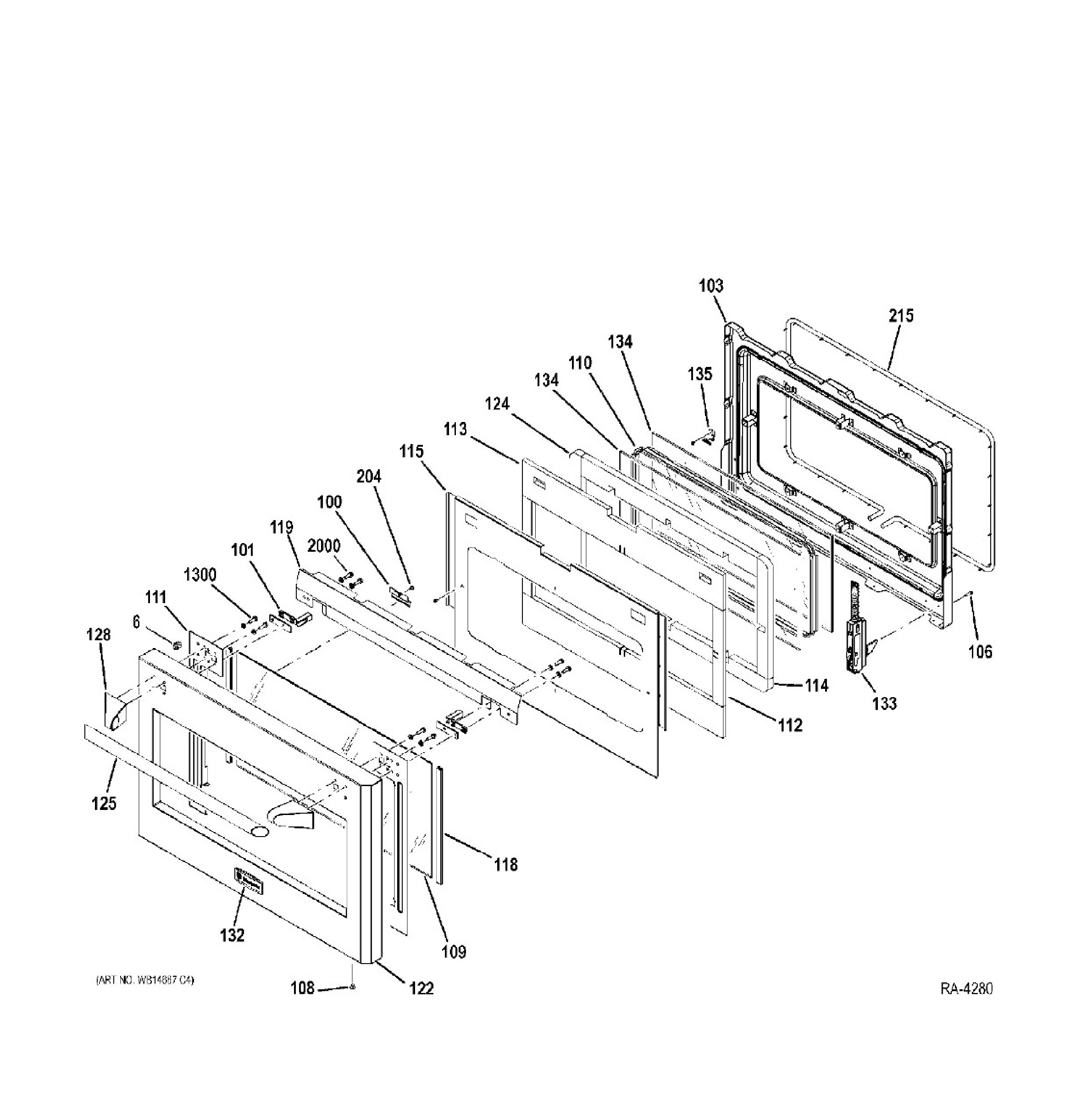 ZDP364NDP4SS Exploded View 5 appliance exploded-view parts diagram