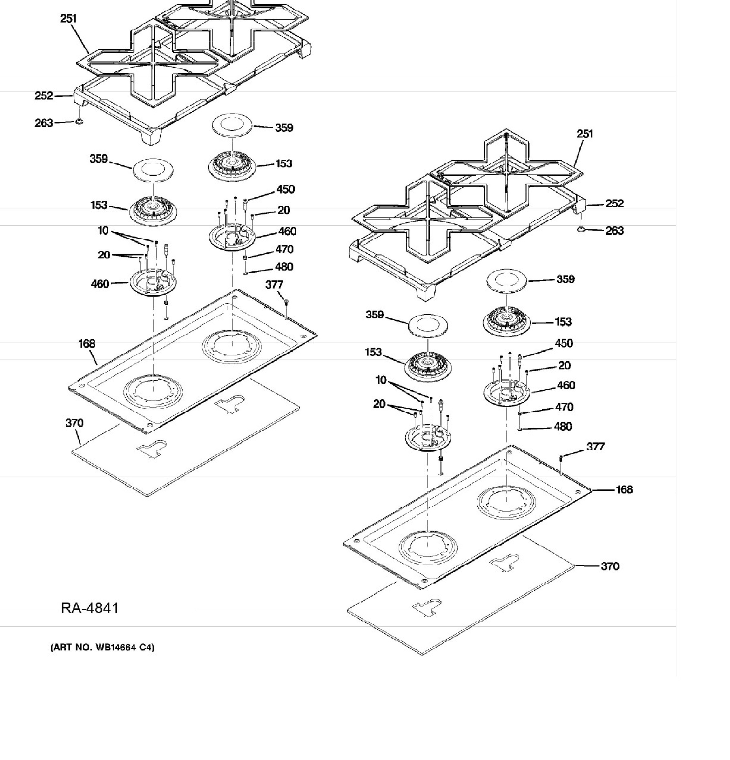 ZDP364NDP4SS Exploded View 7 appliance exploded-view parts diagram