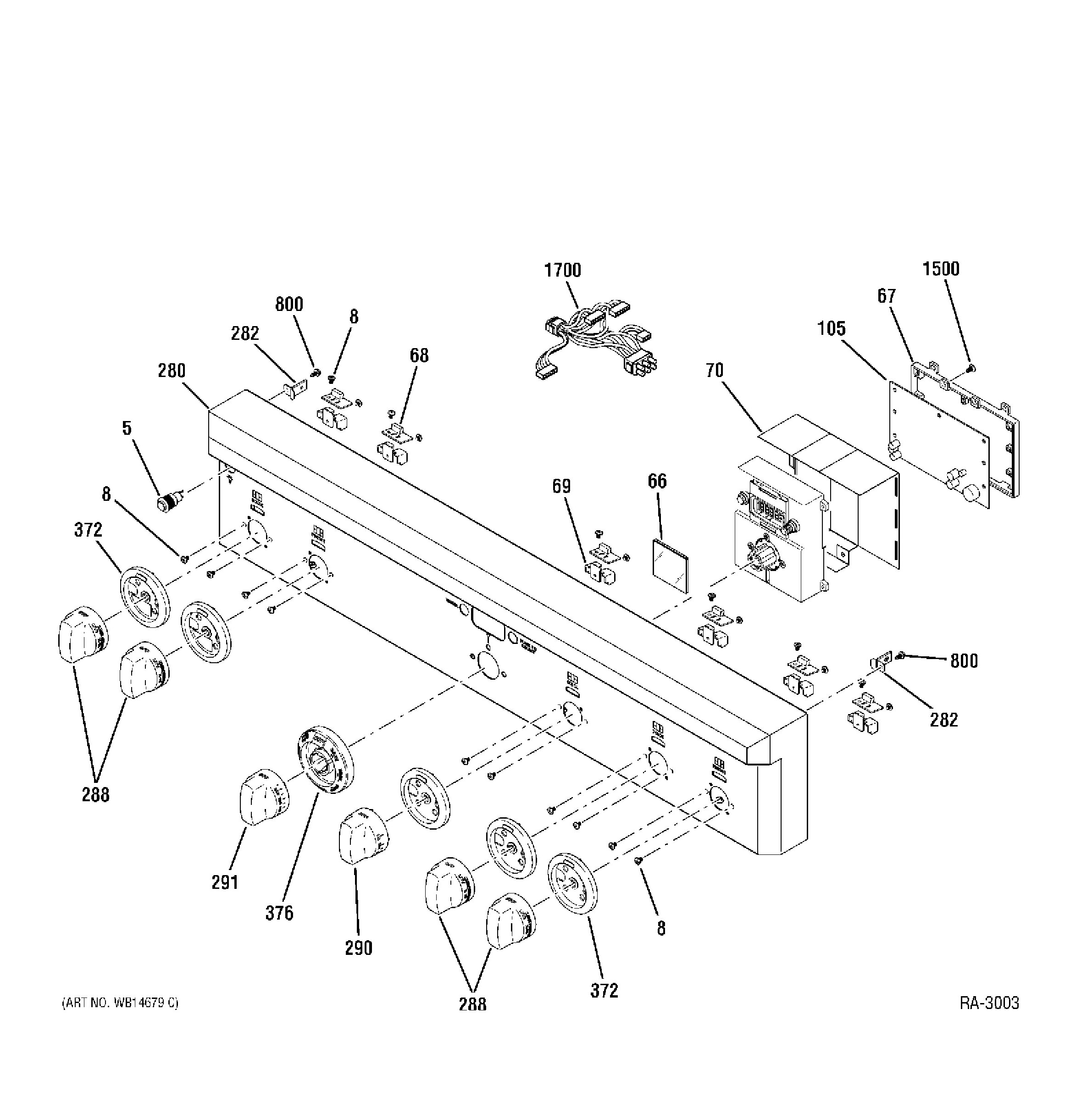 ZDP364NRP1SS Exploded View 2 appliance exploded-view parts diagram