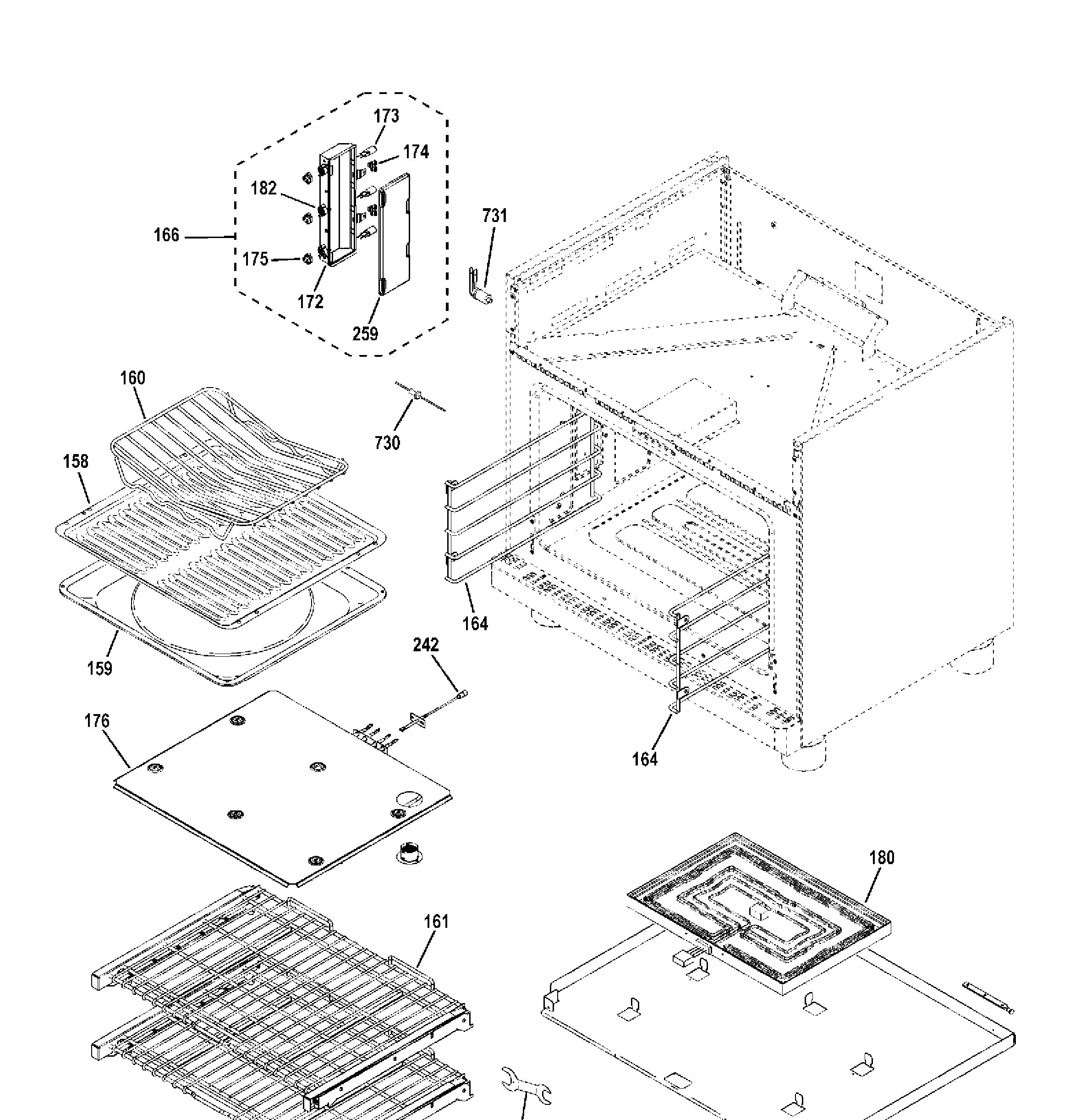 ZDP364NRP2SS Exploded View 5 appliance exploded-view parts diagram