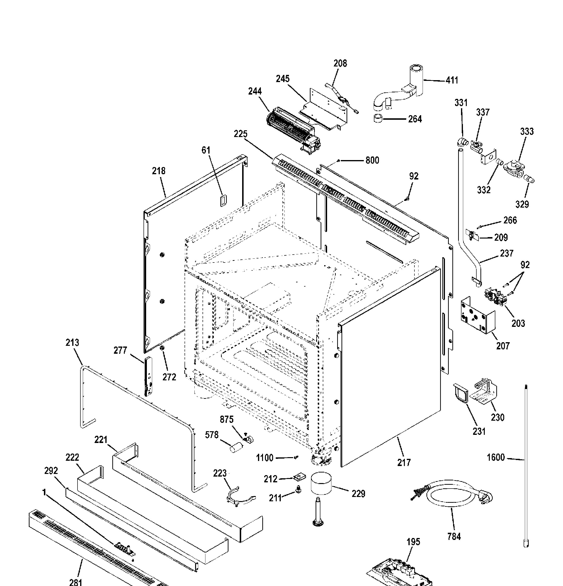 ZDP364NRP2SS Exploded View 4 appliance exploded-view parts diagram