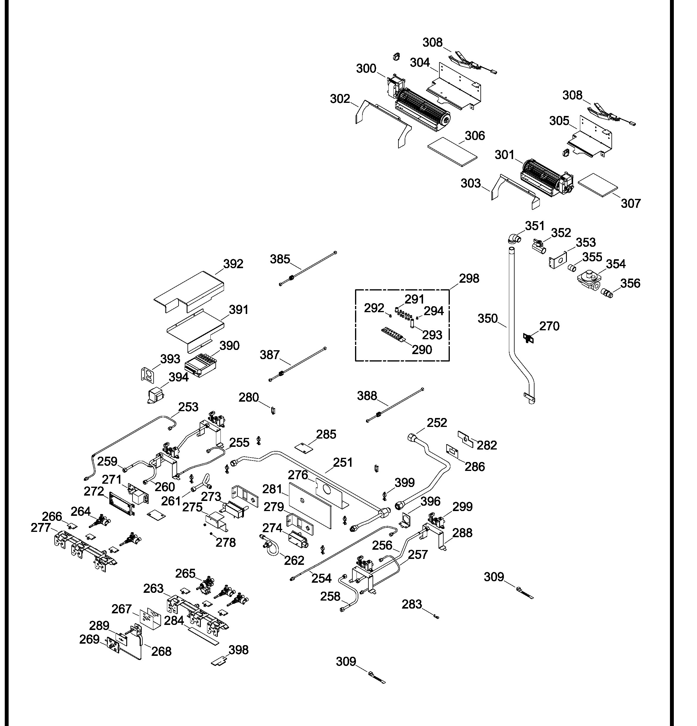 ZDP484LGP2SS Exploded View 3 appliance exploded-view parts diagram