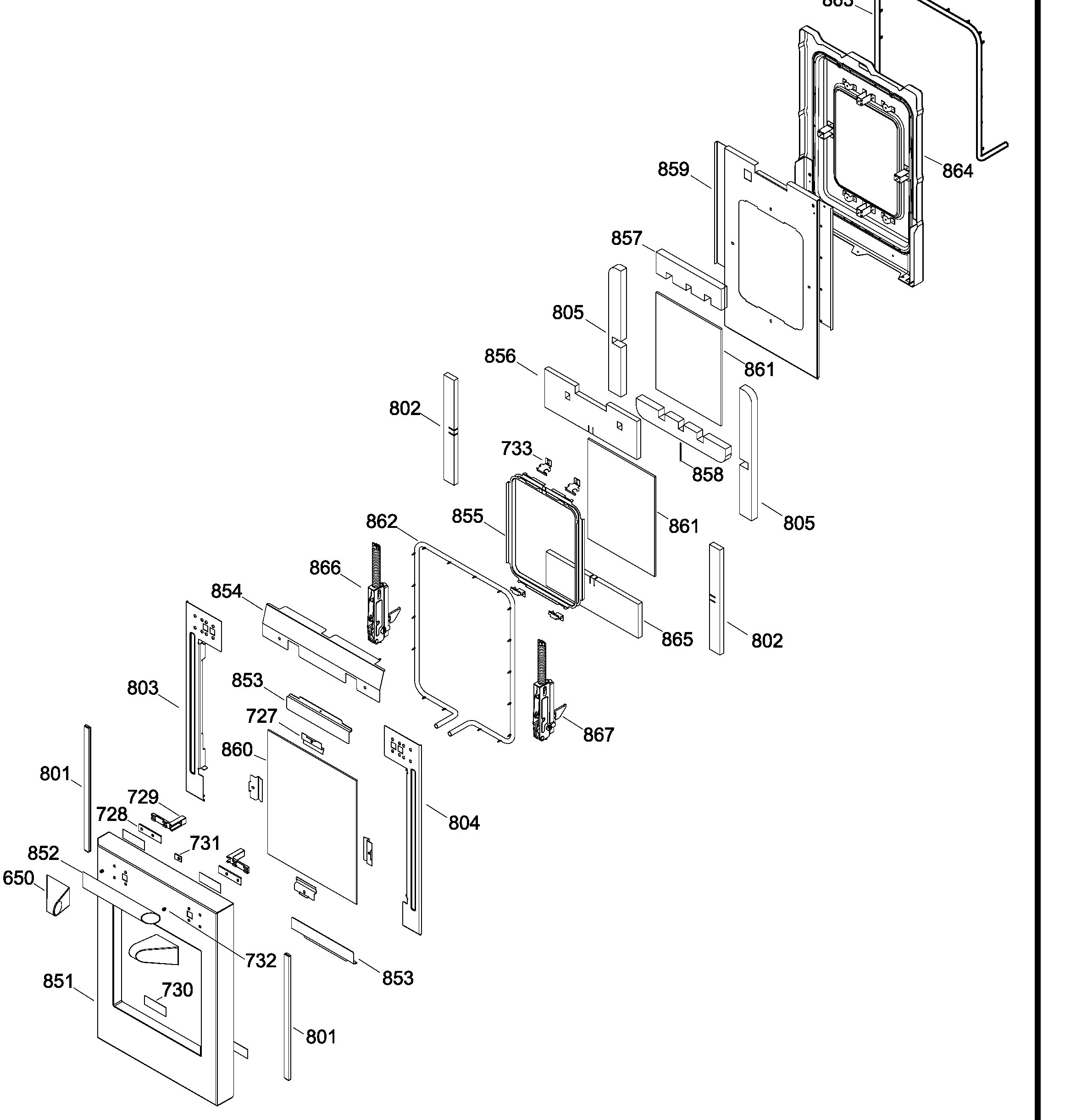 ZDP484LGP2SS Exploded View 6 appliance exploded-view parts diagram
