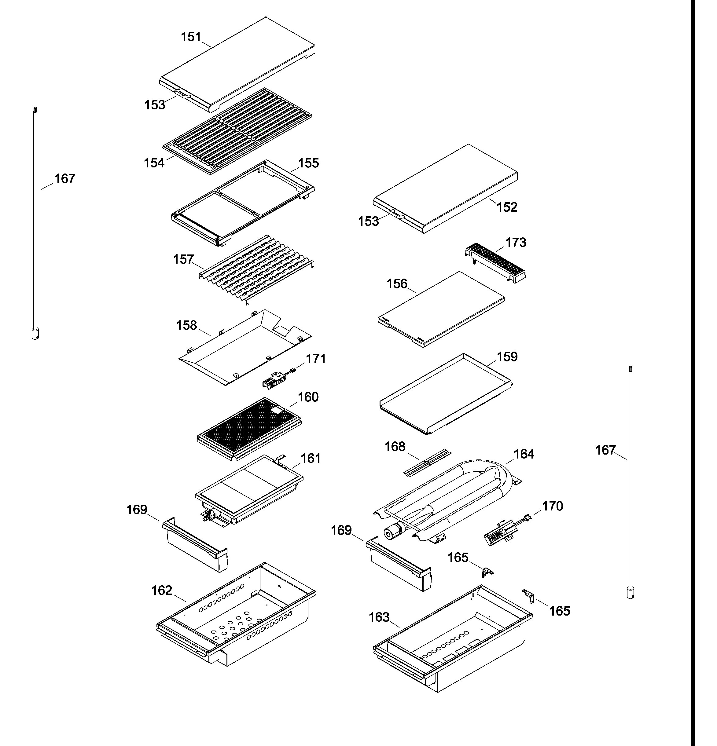 ZDP484LGP2SS Exploded View 2 appliance exploded-view parts diagram