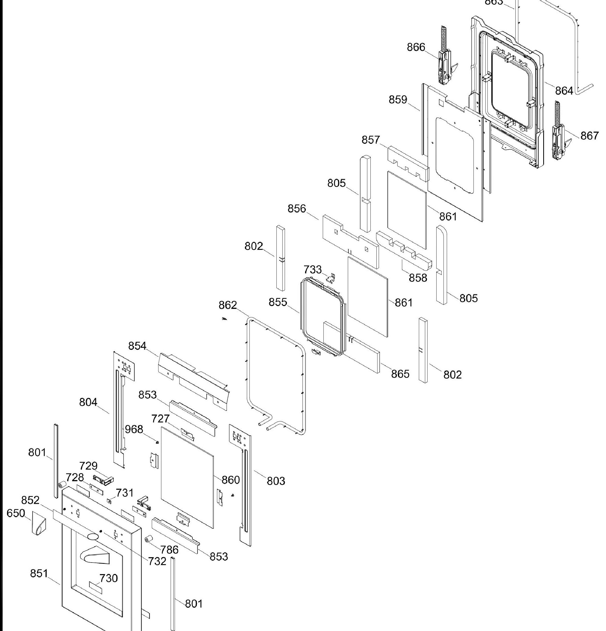 ZDP484NGP2SS Exploded View 6 appliance exploded-view parts diagram