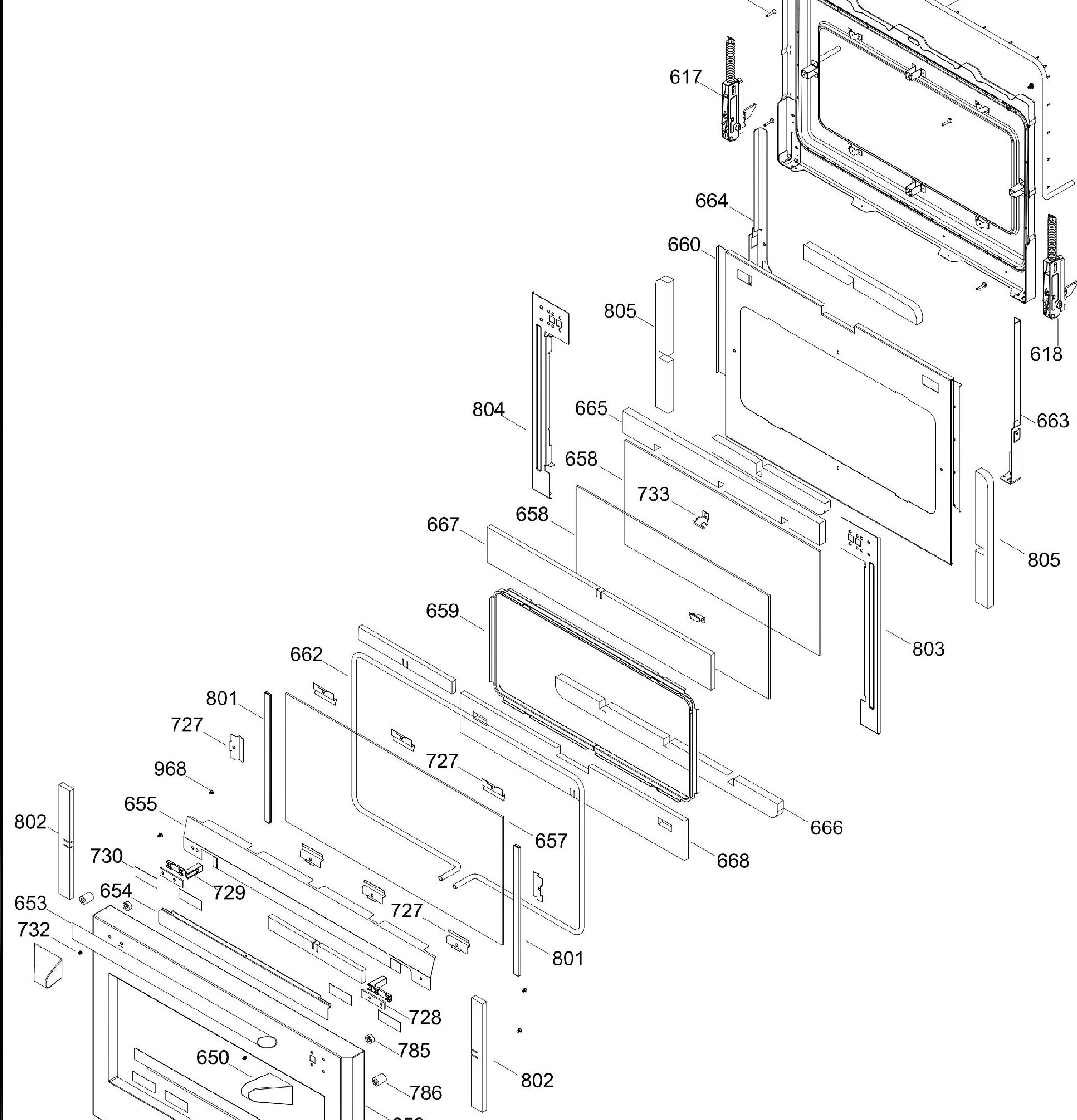 ZDP484NGP2SS Exploded View 5 appliance exploded-view parts diagram