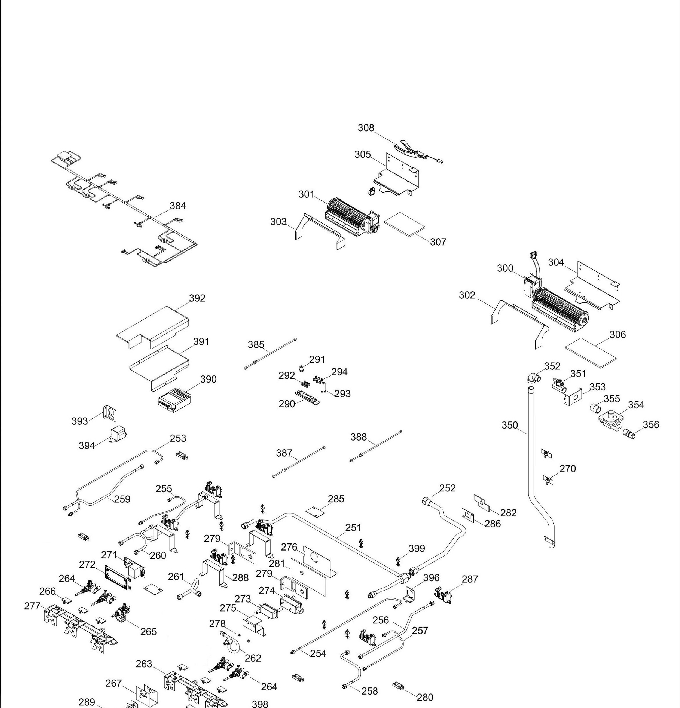 ZDP484NGP2SS Exploded View 3 appliance exploded-view parts diagram