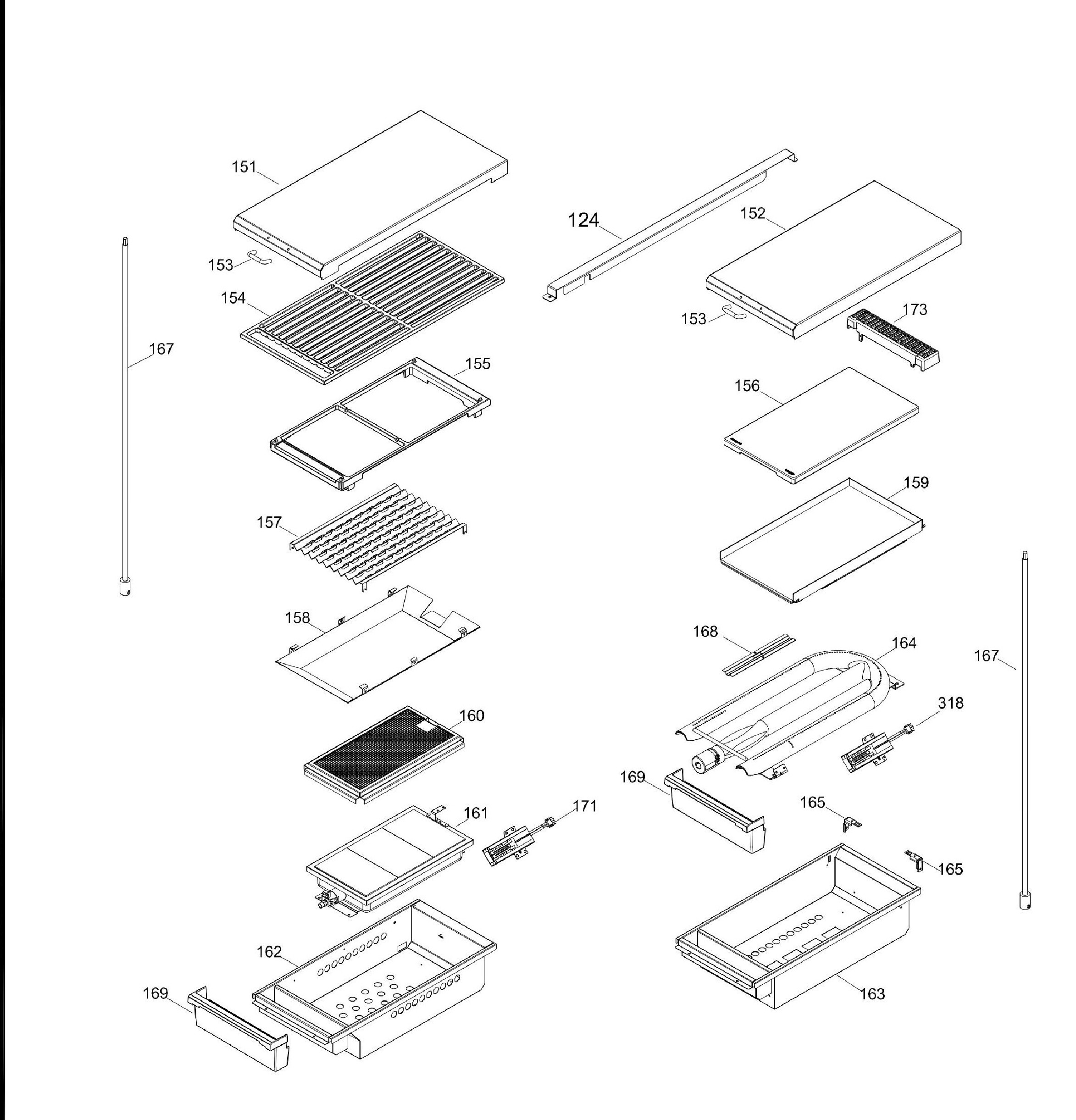 ZDP484NGP2SS Exploded View 2 appliance exploded-view parts diagram