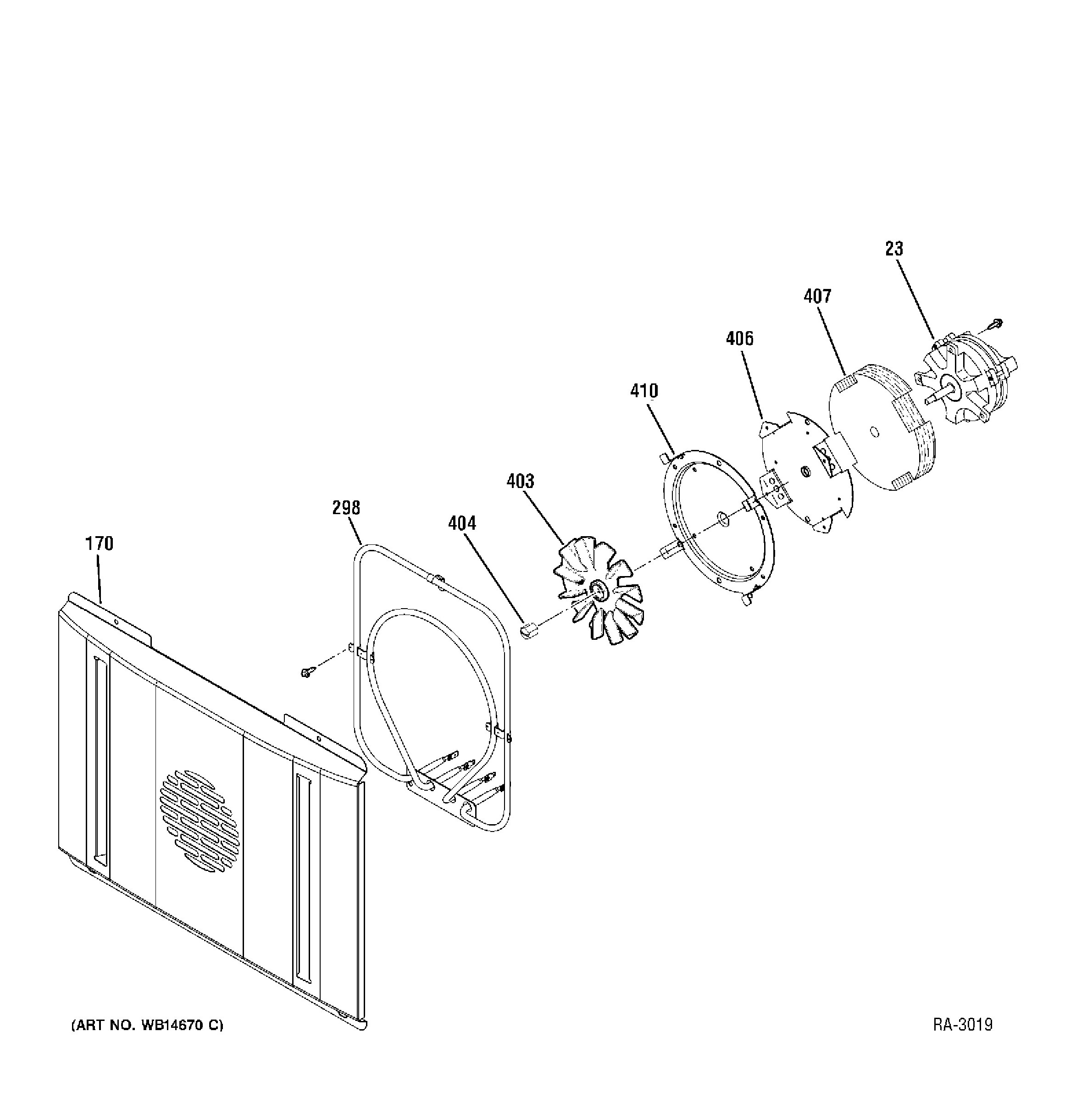 ZDP484NGP6SS Exploded View 9 appliance exploded-view parts diagram