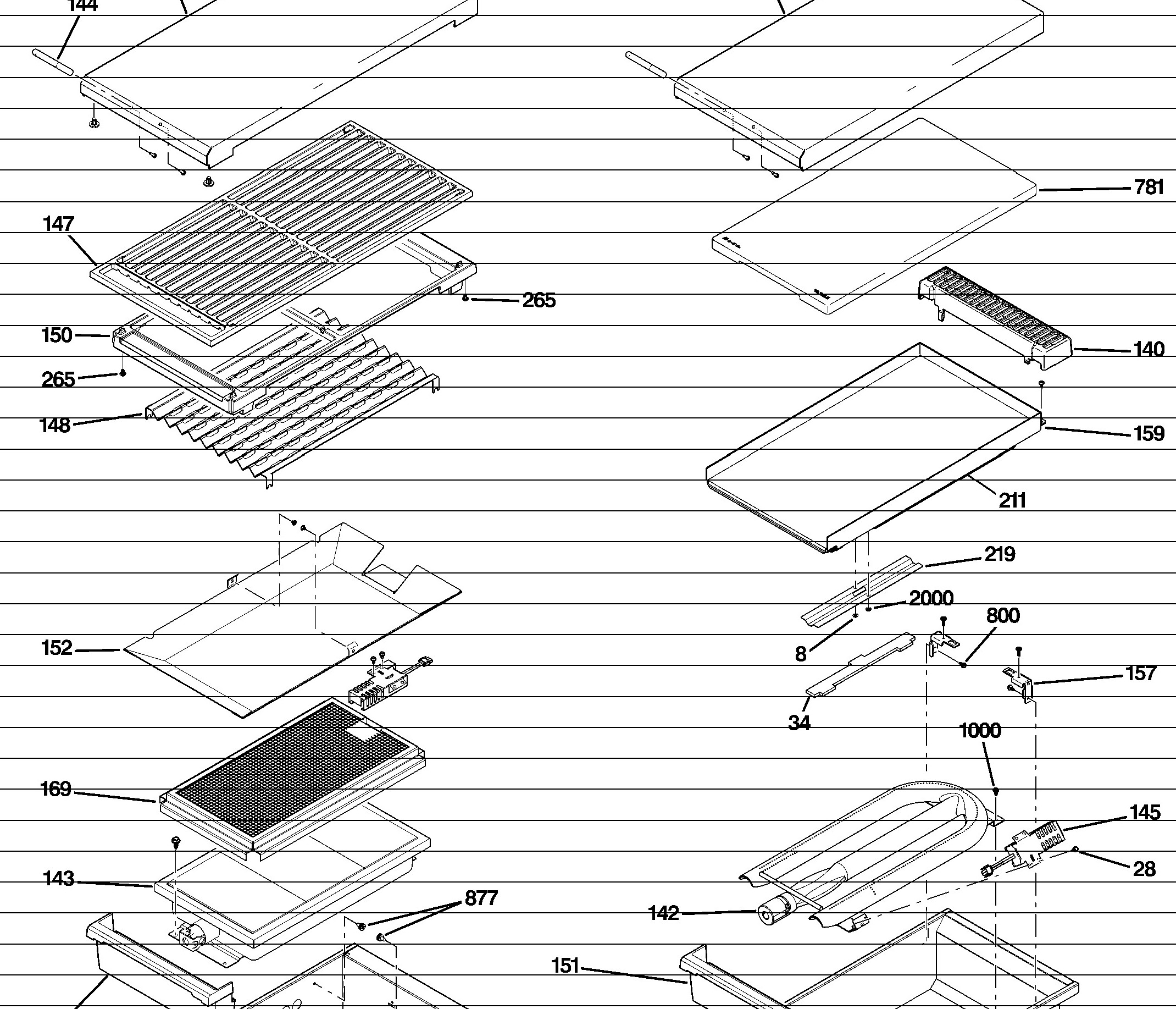 ZDP484NGP6SS Exploded View 8 appliance exploded-view parts diagram
