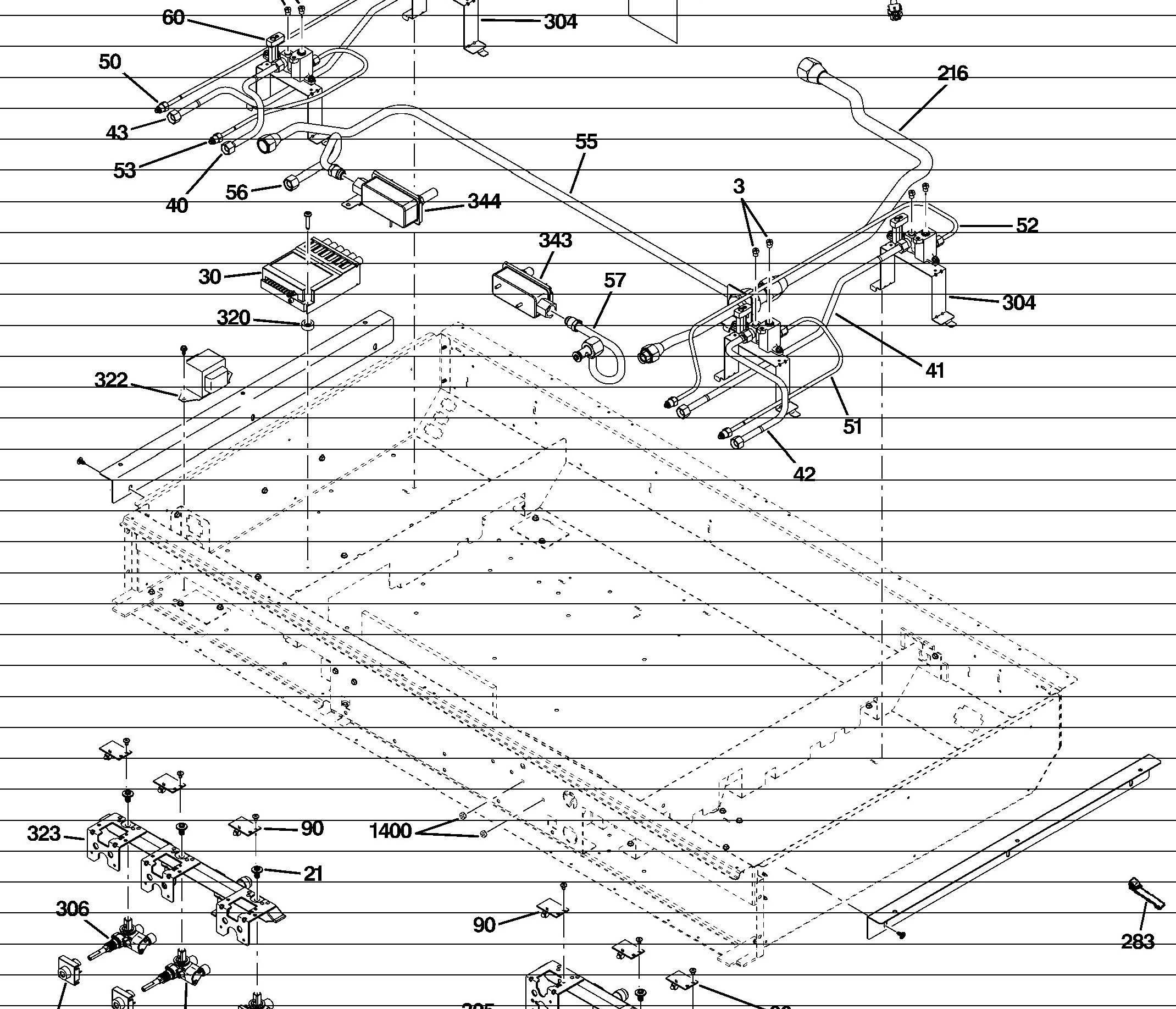 ZDP484NGP6SS Exploded View 7 appliance exploded-view parts diagram
