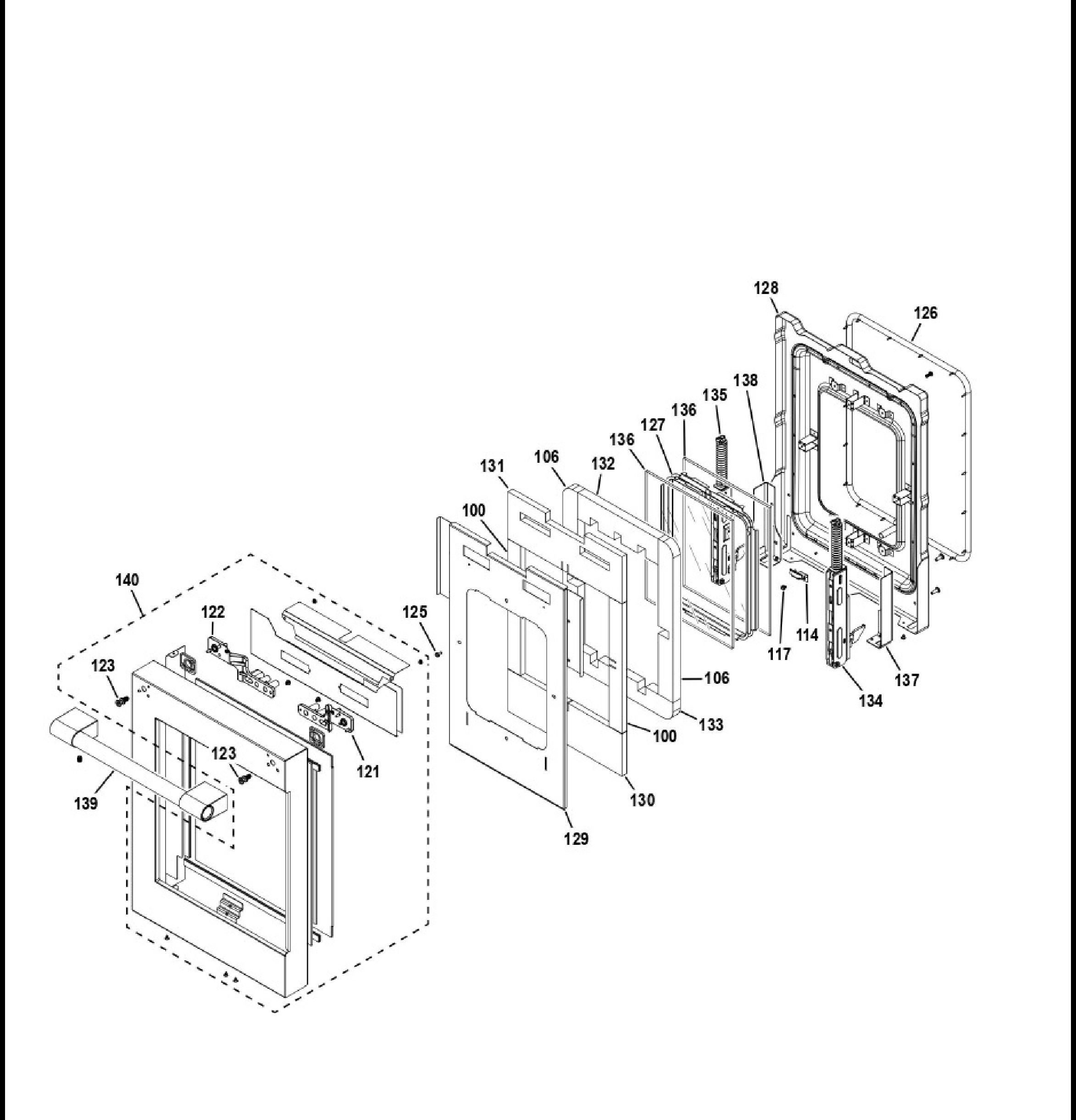 ZDP484NGT1SS Exploded View 3 appliance exploded-view parts diagram