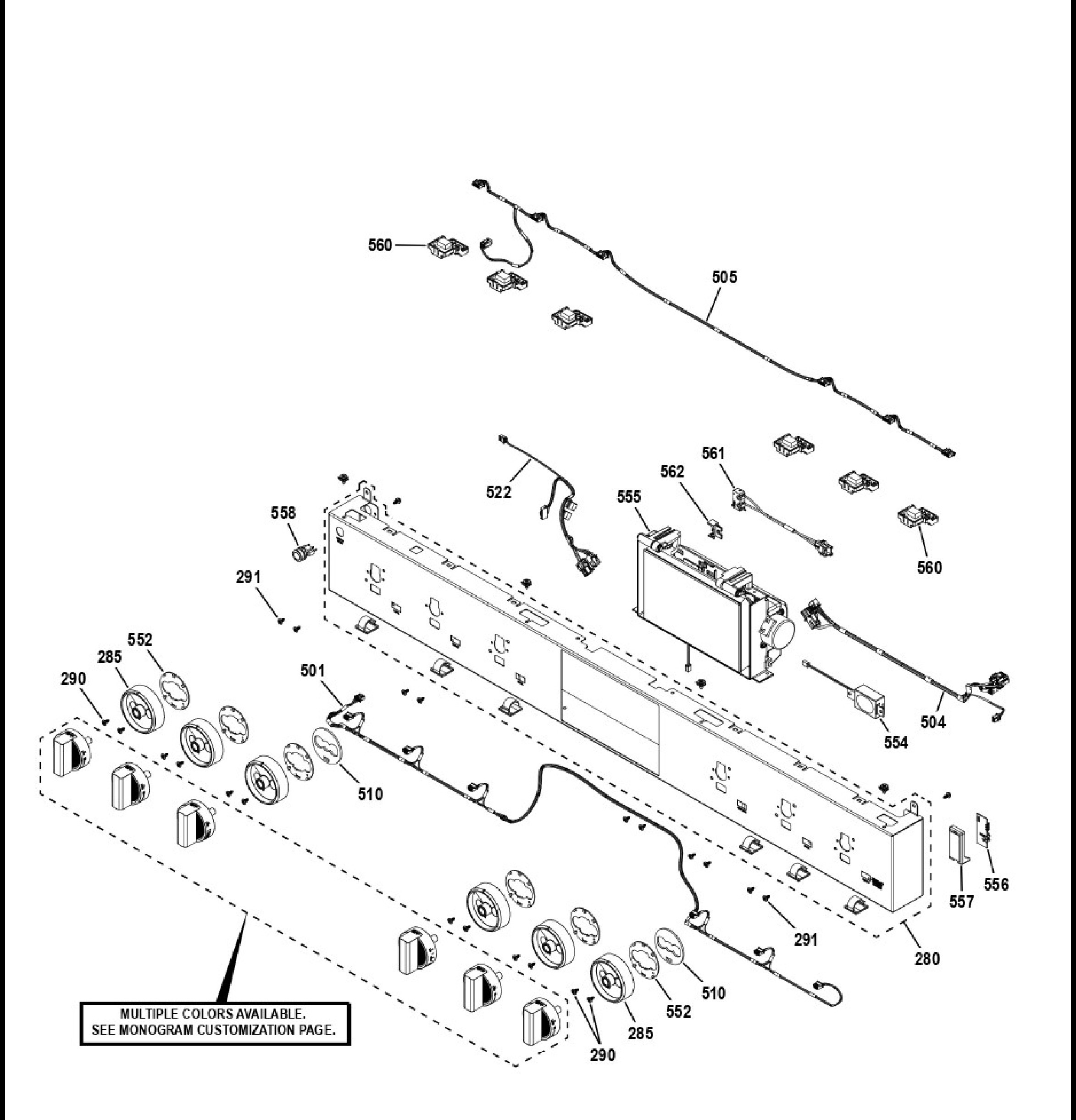 ZDP484NGT1SS Exploded View 5 appliance exploded-view parts diagram