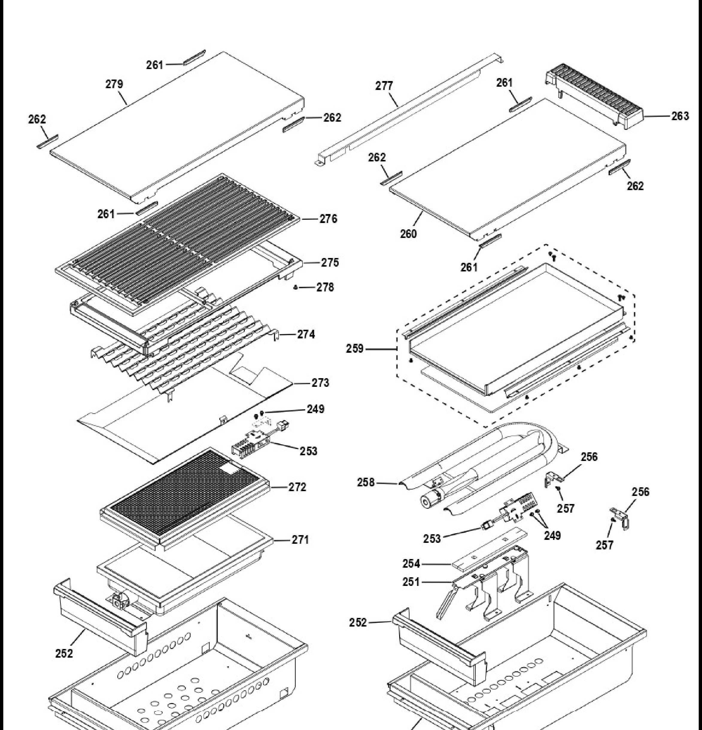 ZDP484NGT1SS Exploded View 6 appliance exploded-view parts diagram