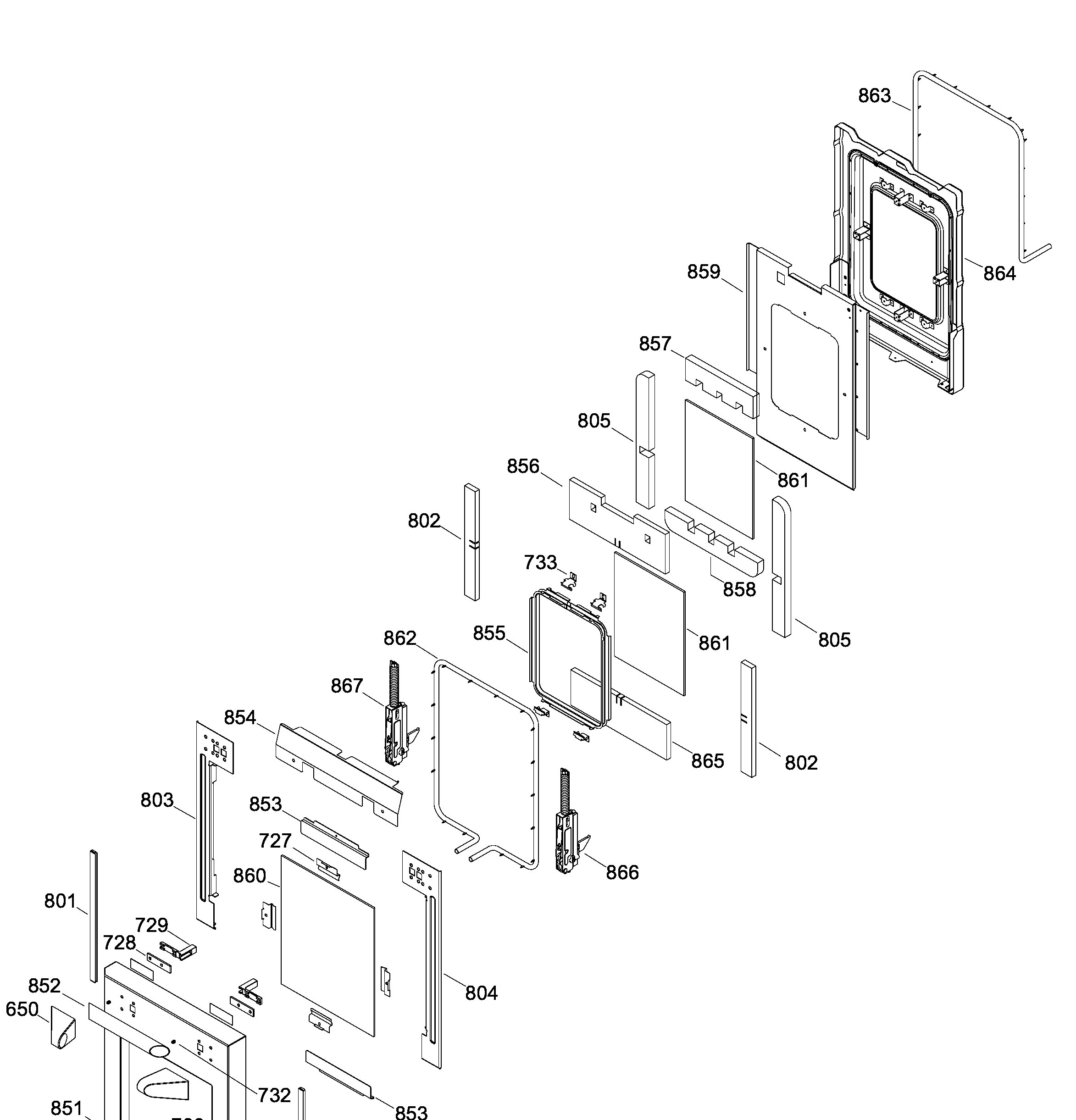 ZDP486LRP3SS Exploded View 6 appliance exploded-view parts diagram