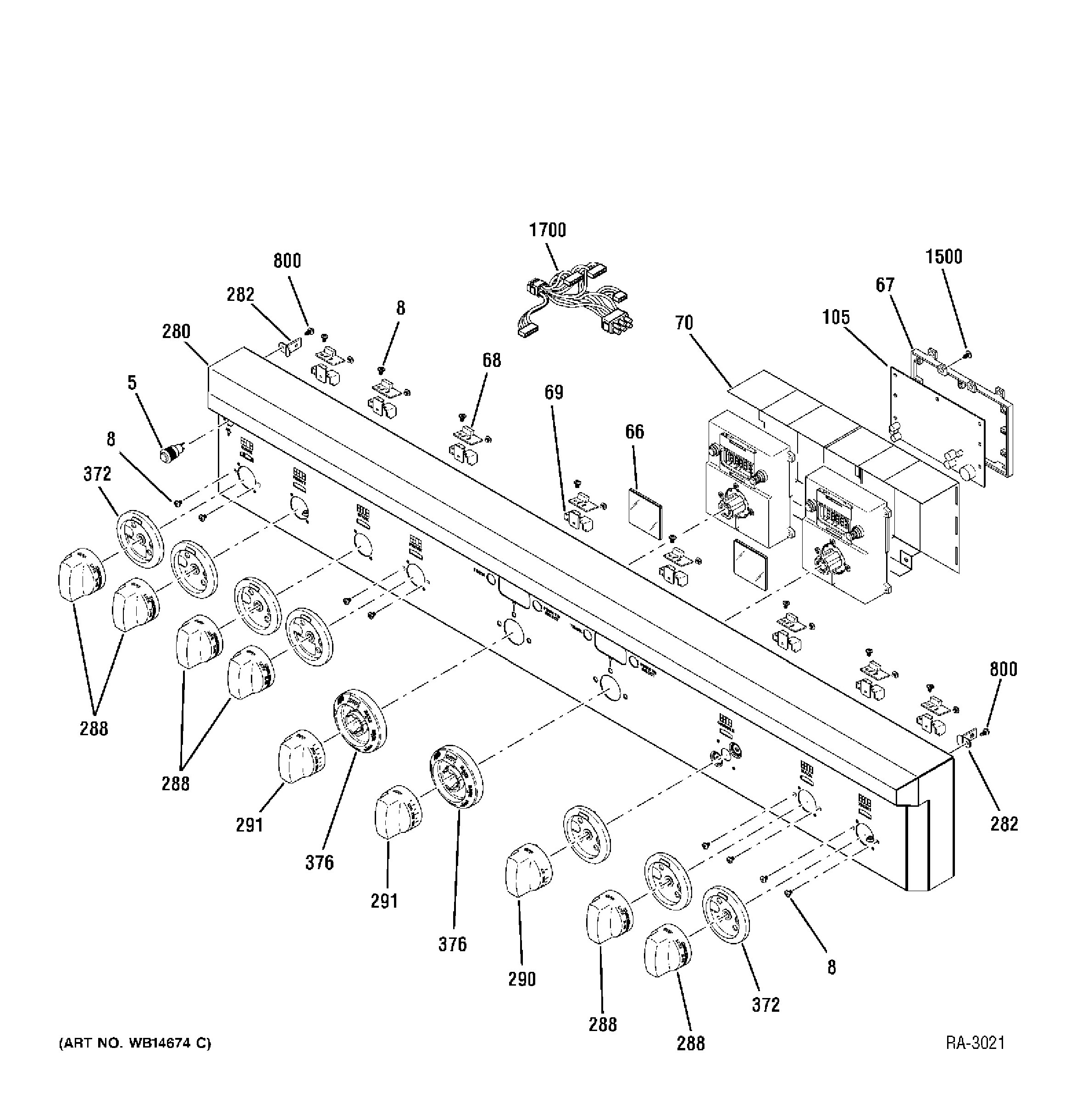 ZDP486NDP3SS Exploded View 1 appliance exploded-view parts diagram