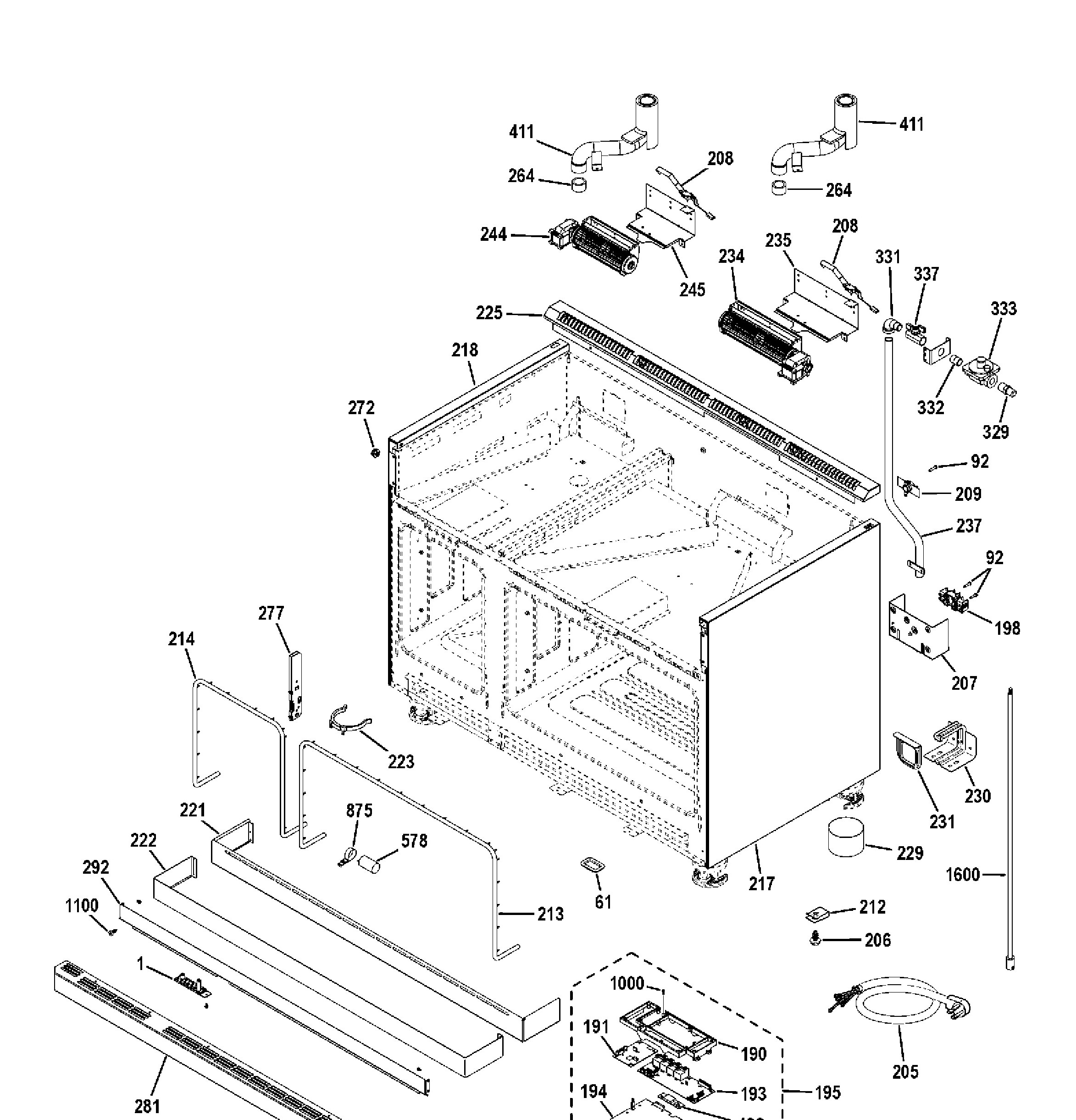 ZDP486NDP3SS Exploded View 2 appliance exploded-view parts diagram