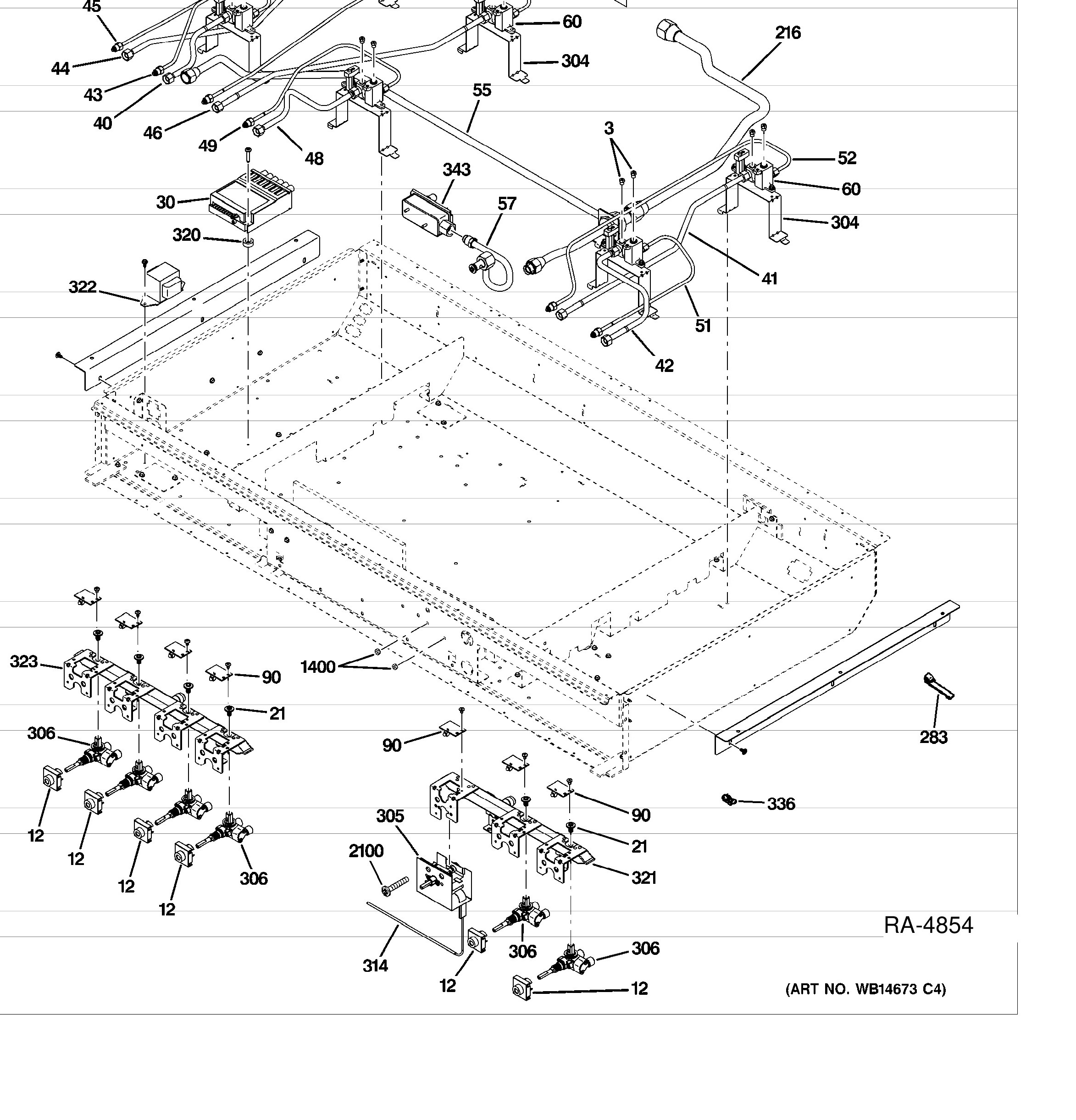 ZDP486NDP5SS Exploded View 2 appliance exploded-view parts diagram