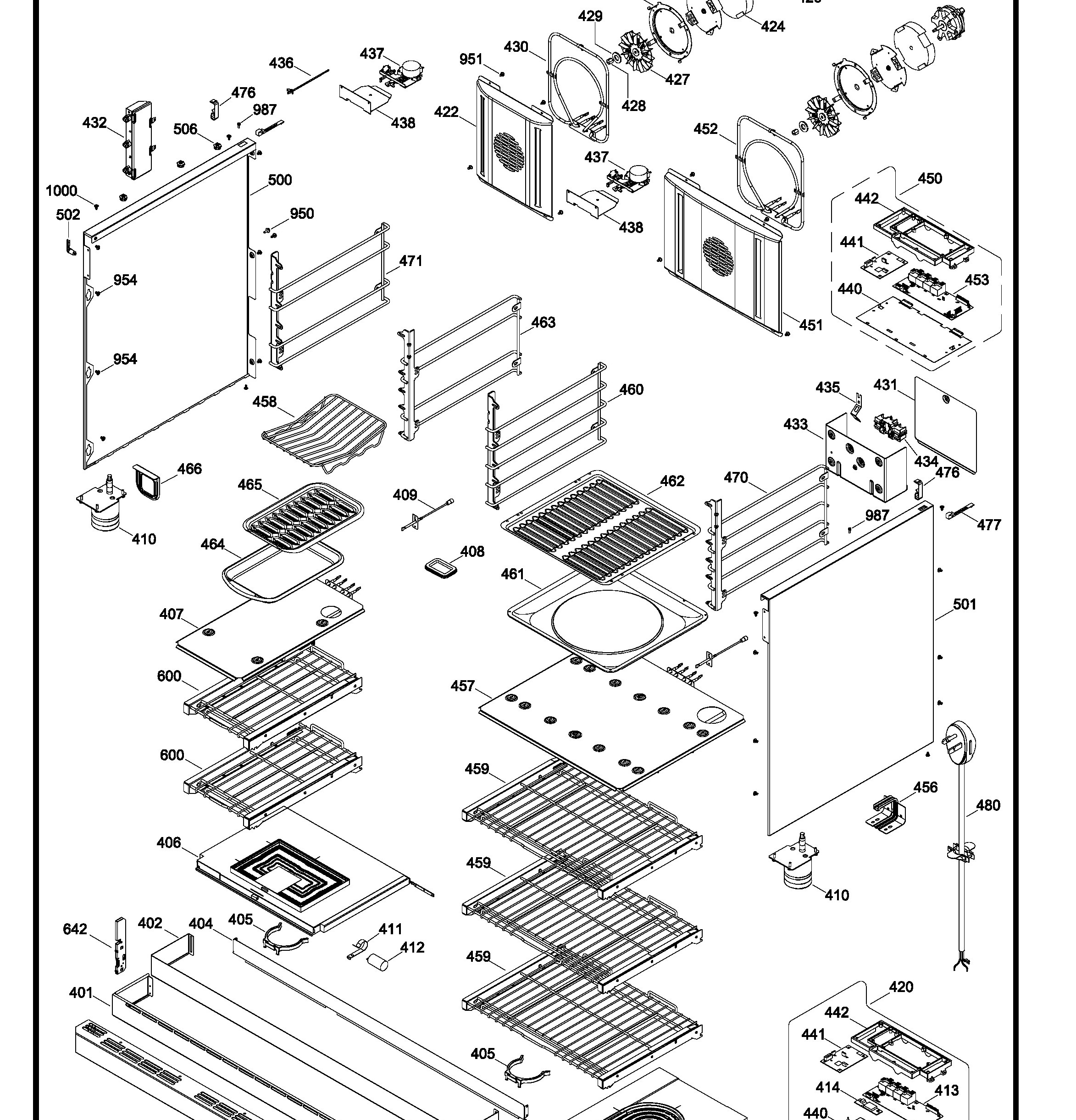 ZDP486NDP8SS Exploded View 4 appliance exploded-view parts diagram