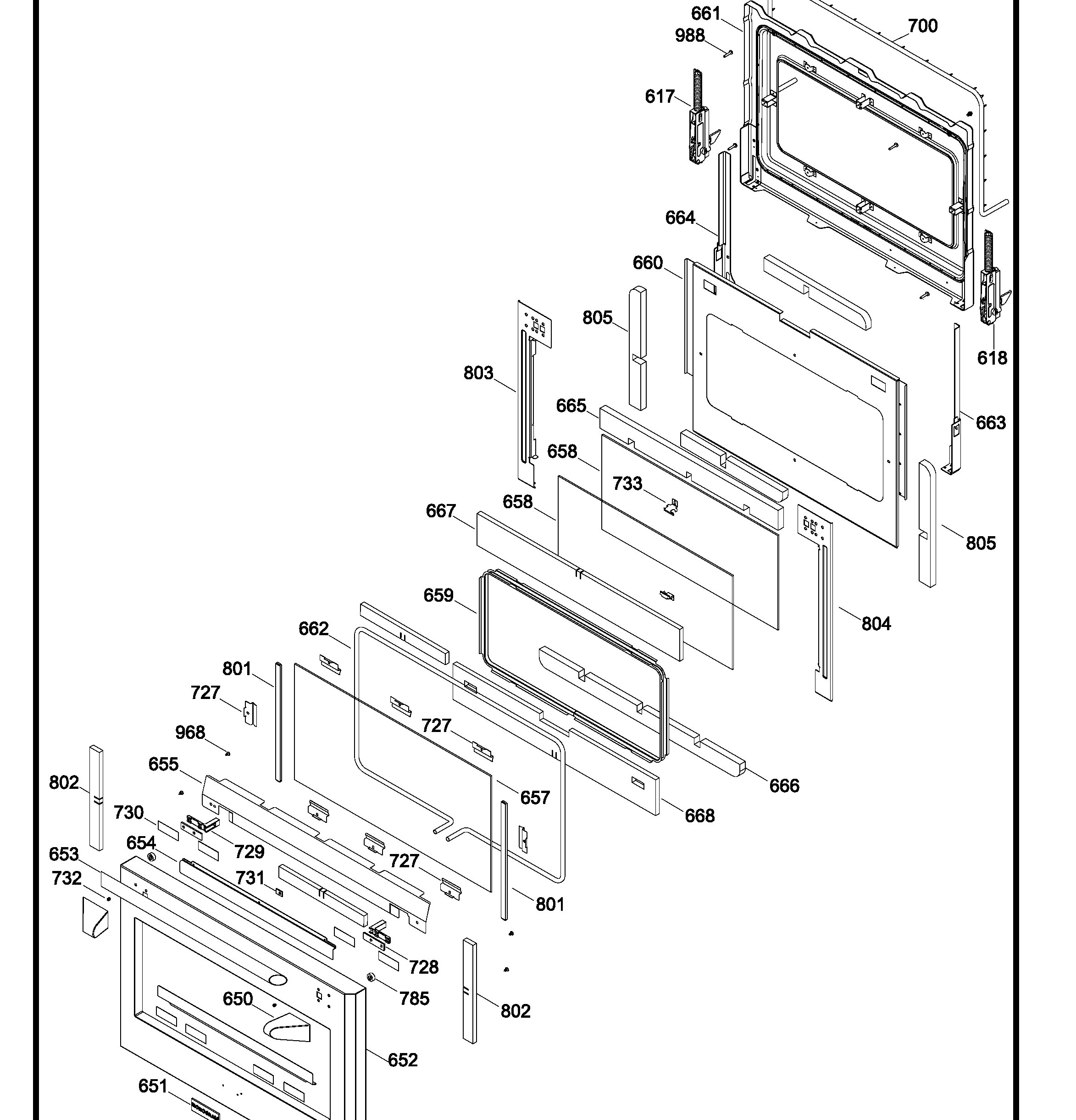 ZDP486NDP8SS Exploded View 5 appliance exploded-view parts diagram