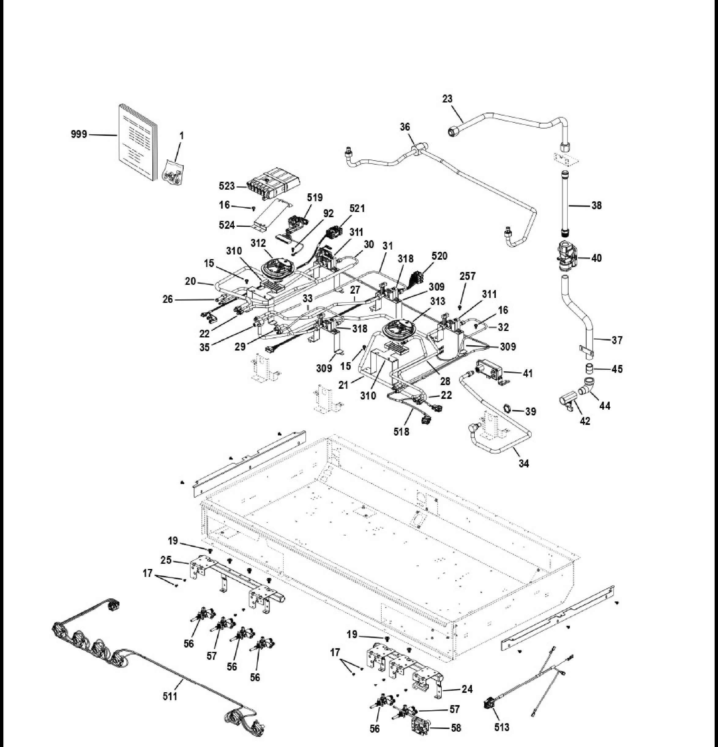 ZDP486NDT2SS Exploded View 6 appliance exploded-view parts diagram