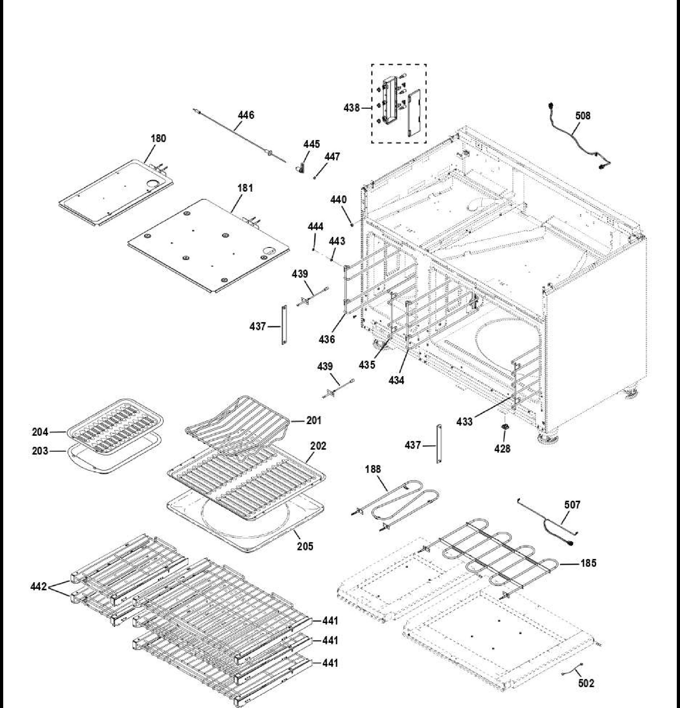 ZDP486NDT2SS Exploded View 7 appliance exploded-view parts diagram