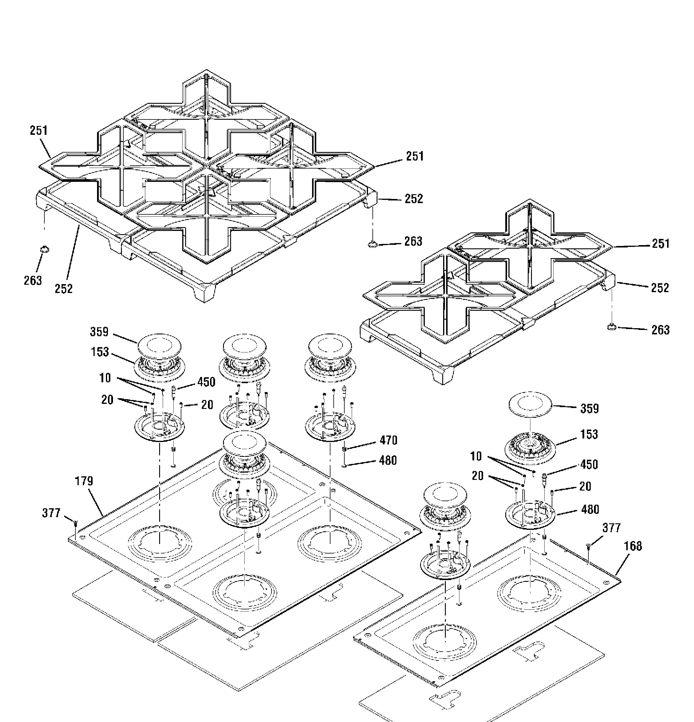 ZDP486NRP1SS Exploded View 4 appliance exploded-view parts diagram