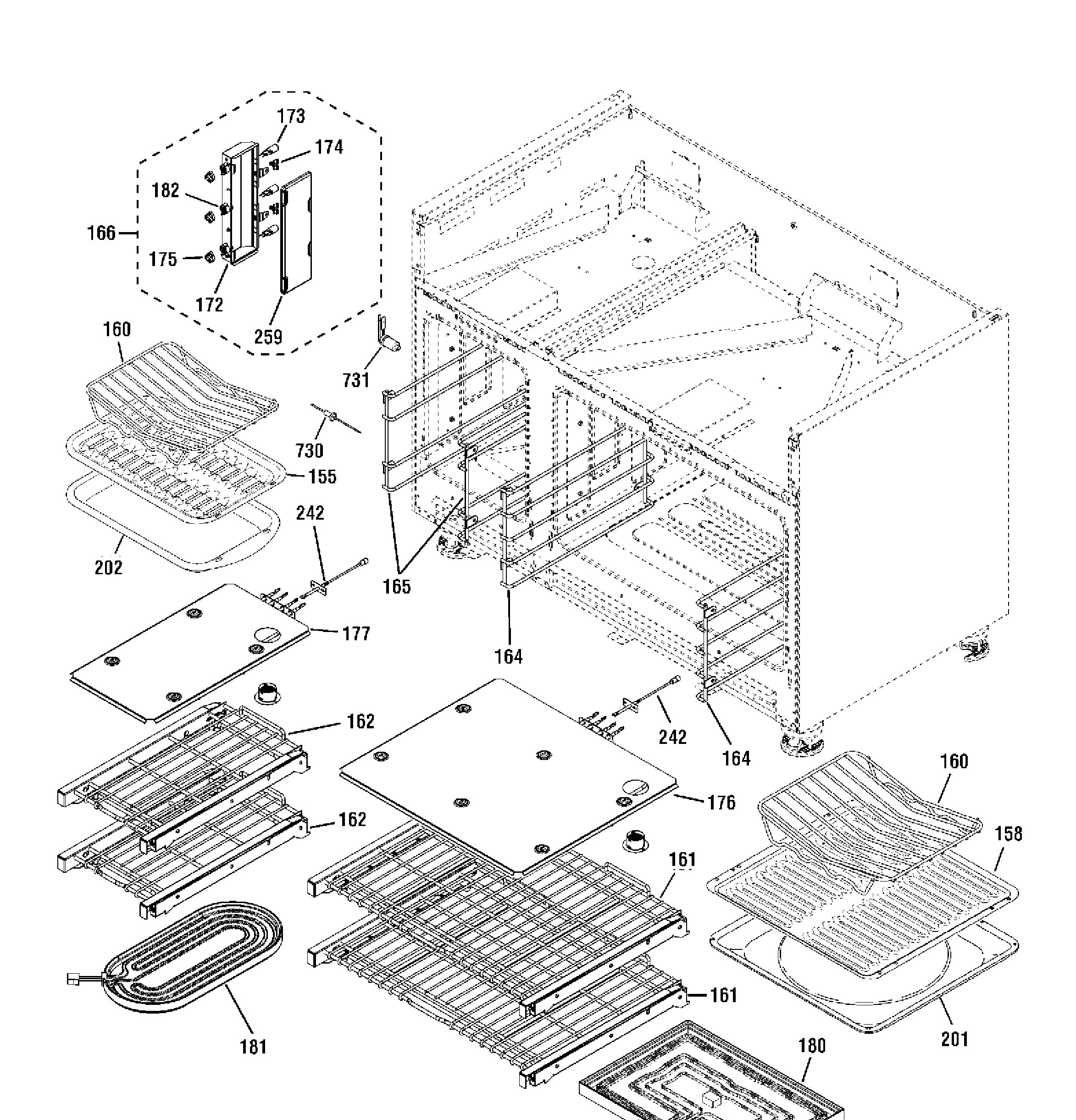 ZDP486NRP1SS Exploded View 8 appliance exploded-view parts diagram