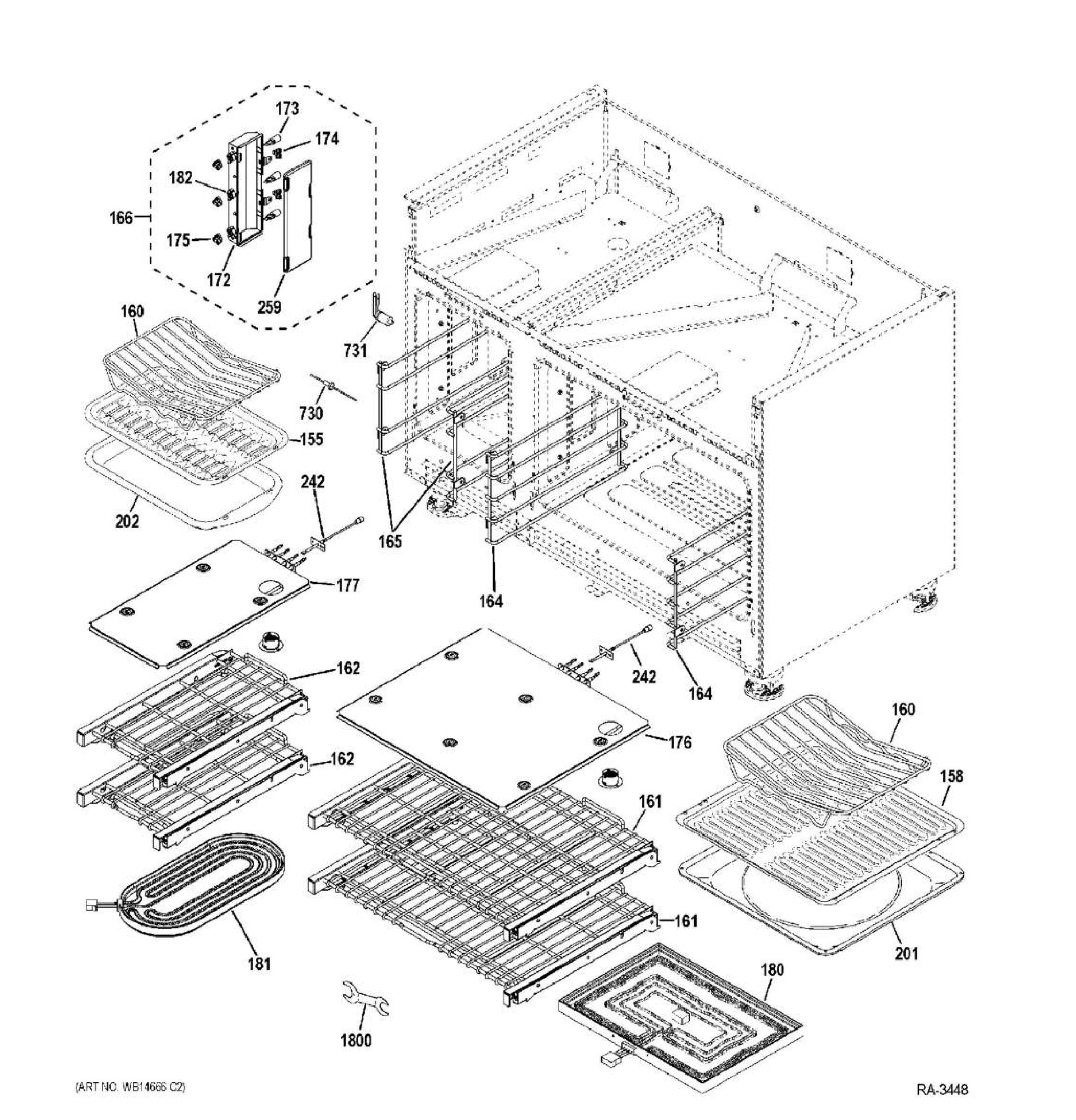 ZDP486NRP2SS Exploded View 9 appliance exploded-view parts diagram