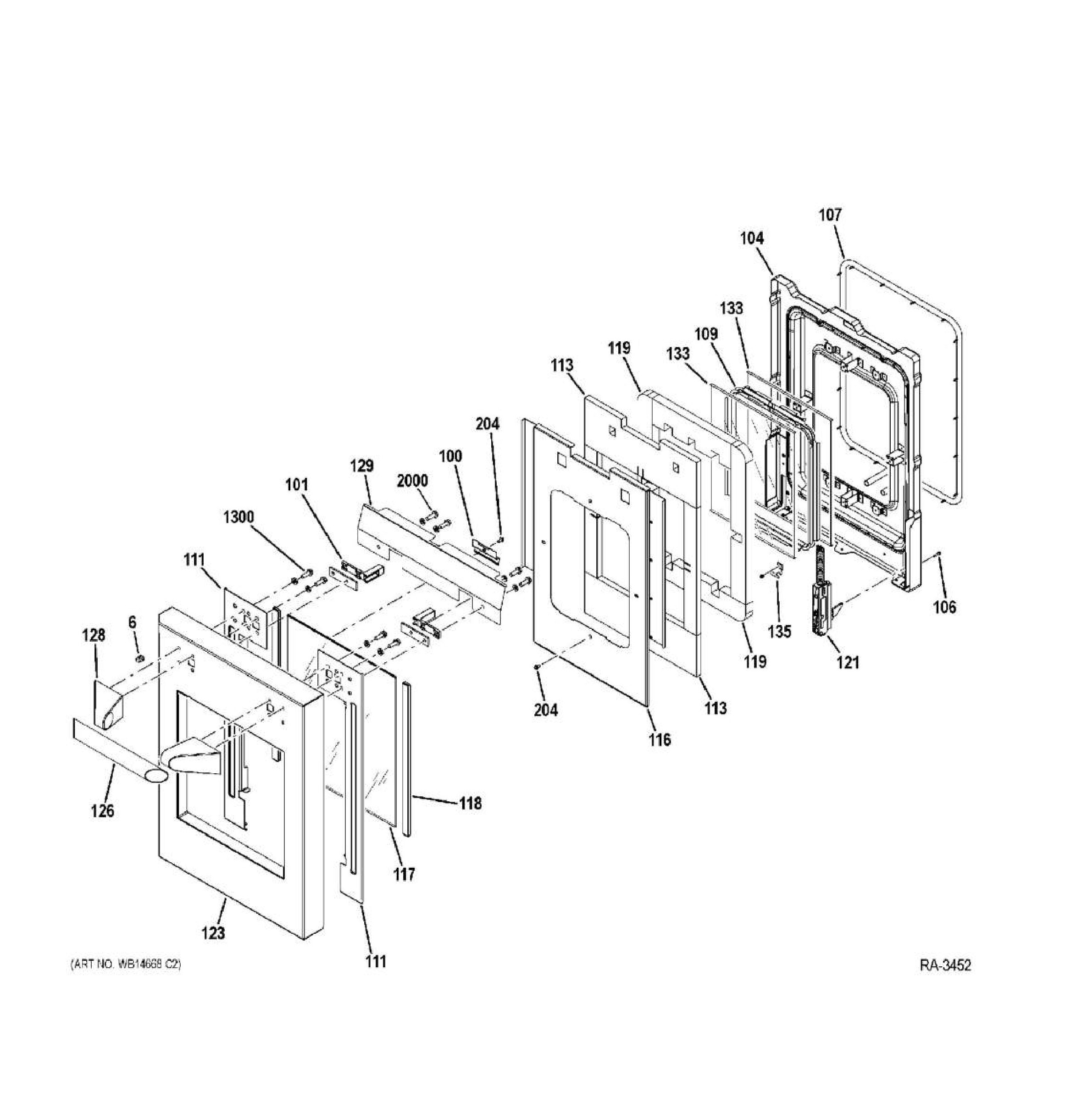 ZDP486NRP2SS Exploded View 11 appliance exploded-view parts diagram